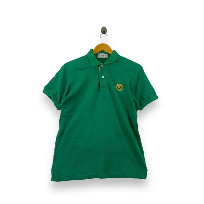 Burberry Vintage BURBERRY LONDON Embroidered Prorsum Logo Polo Tee Size US M / EU 48-50 / 2 - 1 Thumbnail
