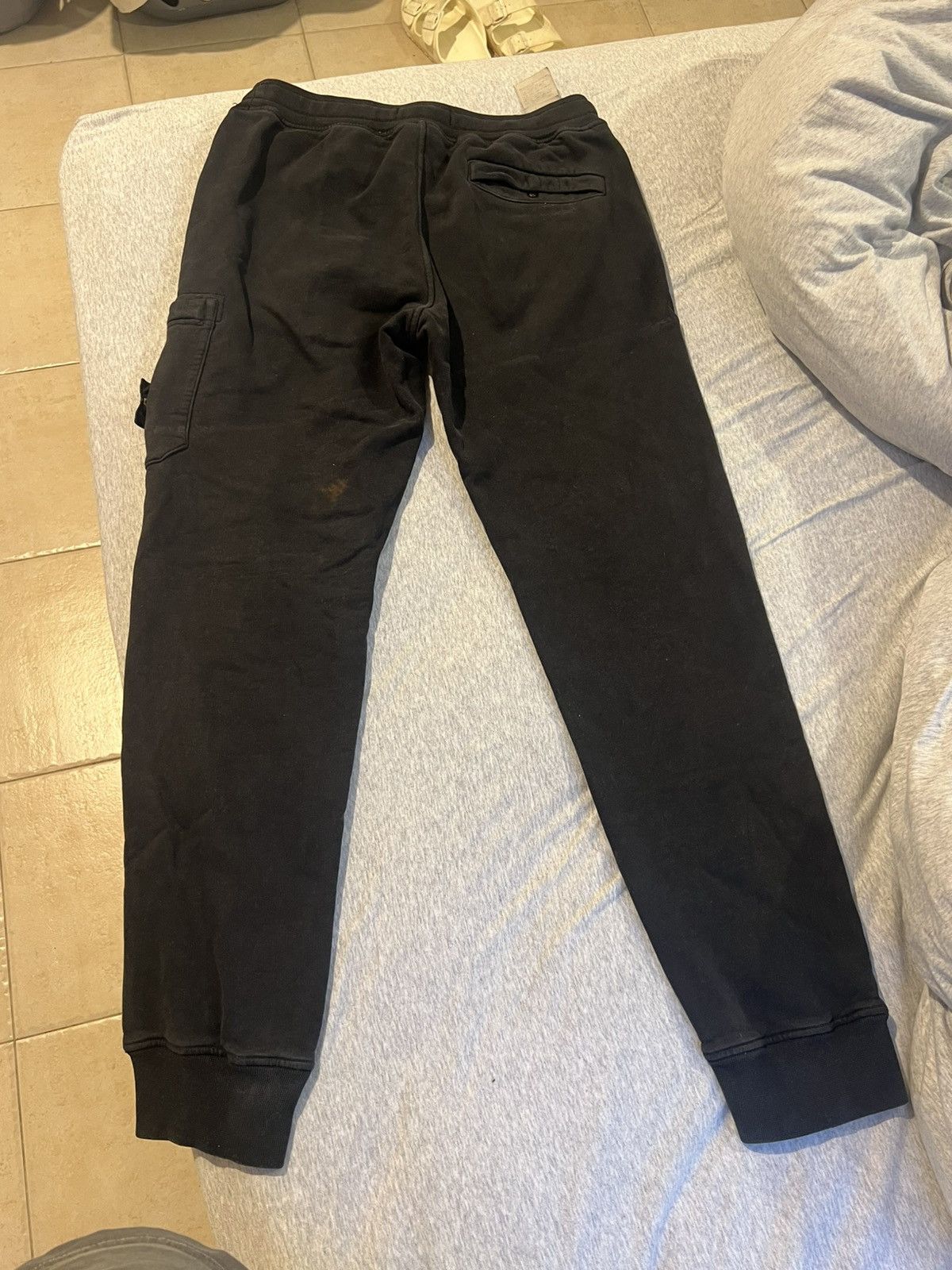 Stone Island Stone Island Fleece Black Cargo Joggers Sweatpants Lux Size US 30 / EU 46 - 4 Thumbnail