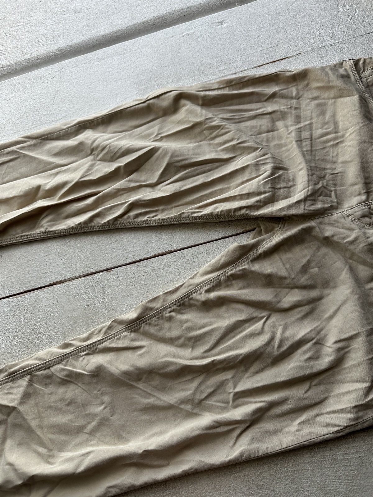 Armani 🚨 Armani Regular LUXURY OLD MONEY relax BEIGE Womens Size 29" - 11 Thumbnail