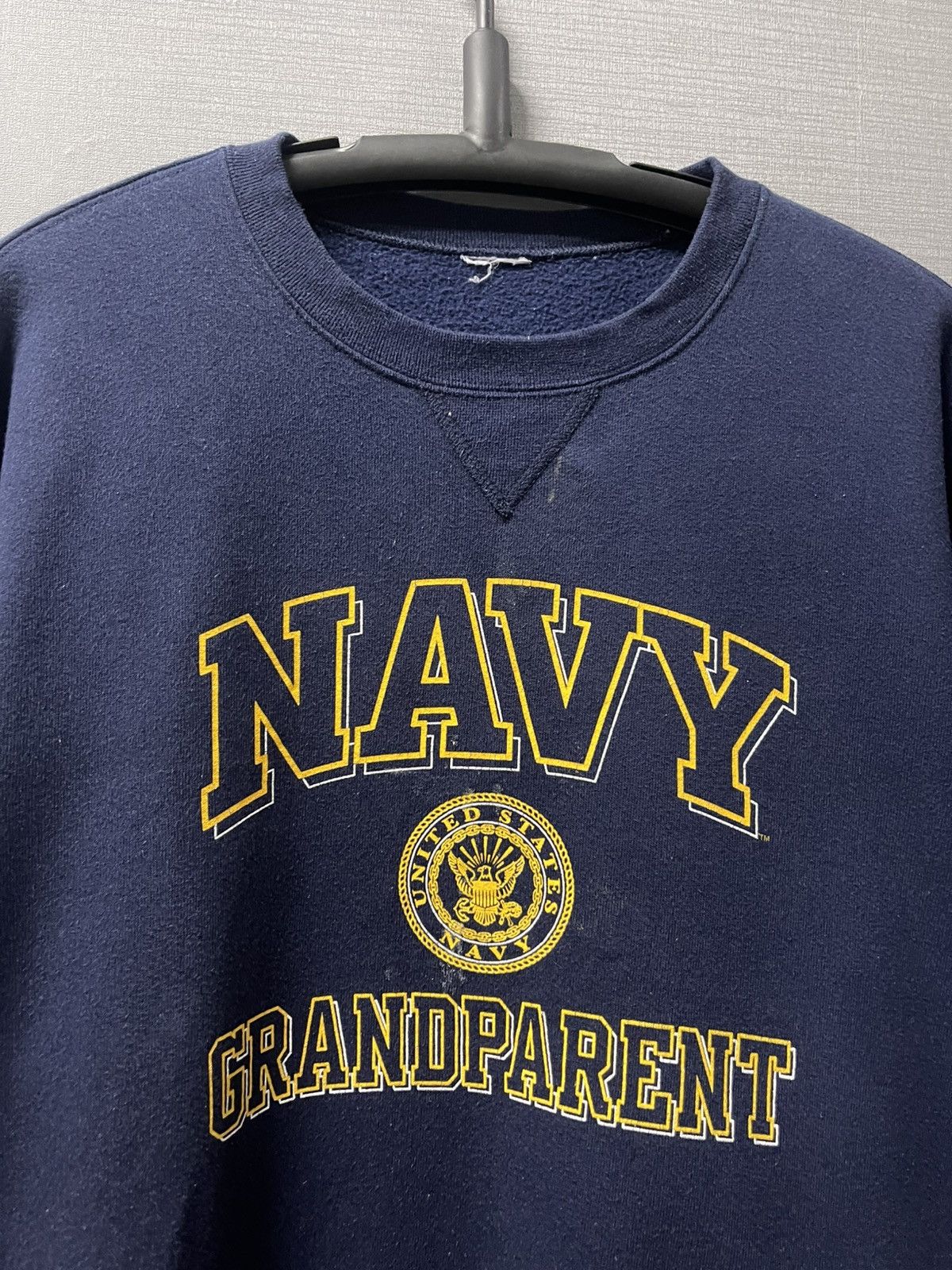 Vintage Vintage 90’s Navy Grandparent Sweater Size US XL / EU 56 / 4 - 2 Thumbnail