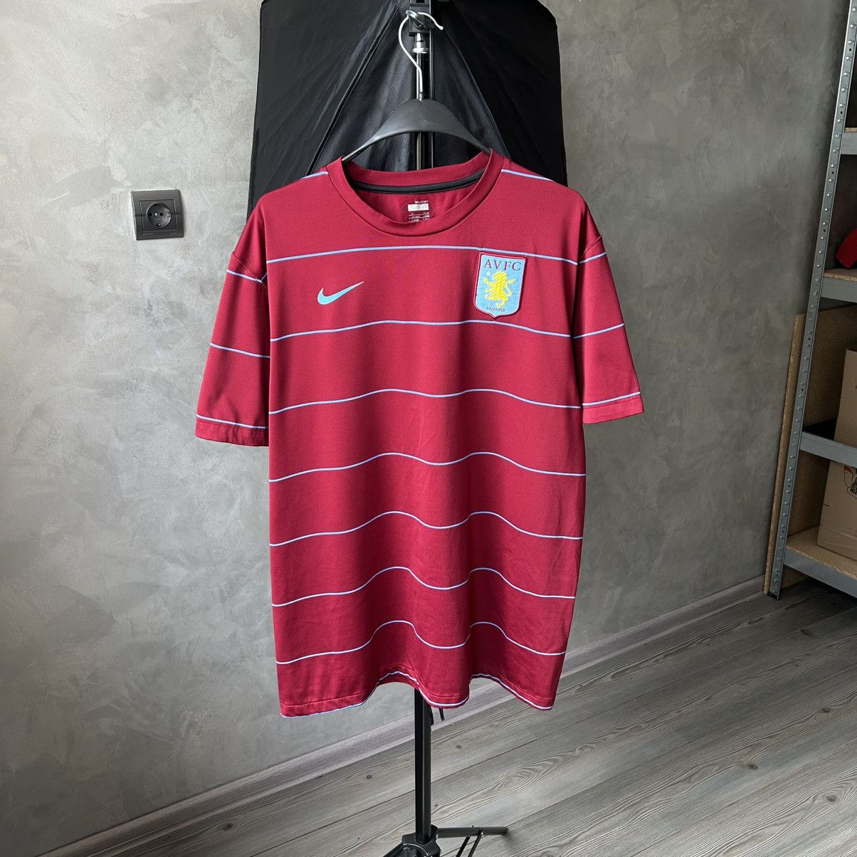 Nike Vintage 2008-09 Nike Aston Villa Trainning Blokecore Jersey Size US L / EU 52-54 / 3 - 3 Thumbnail