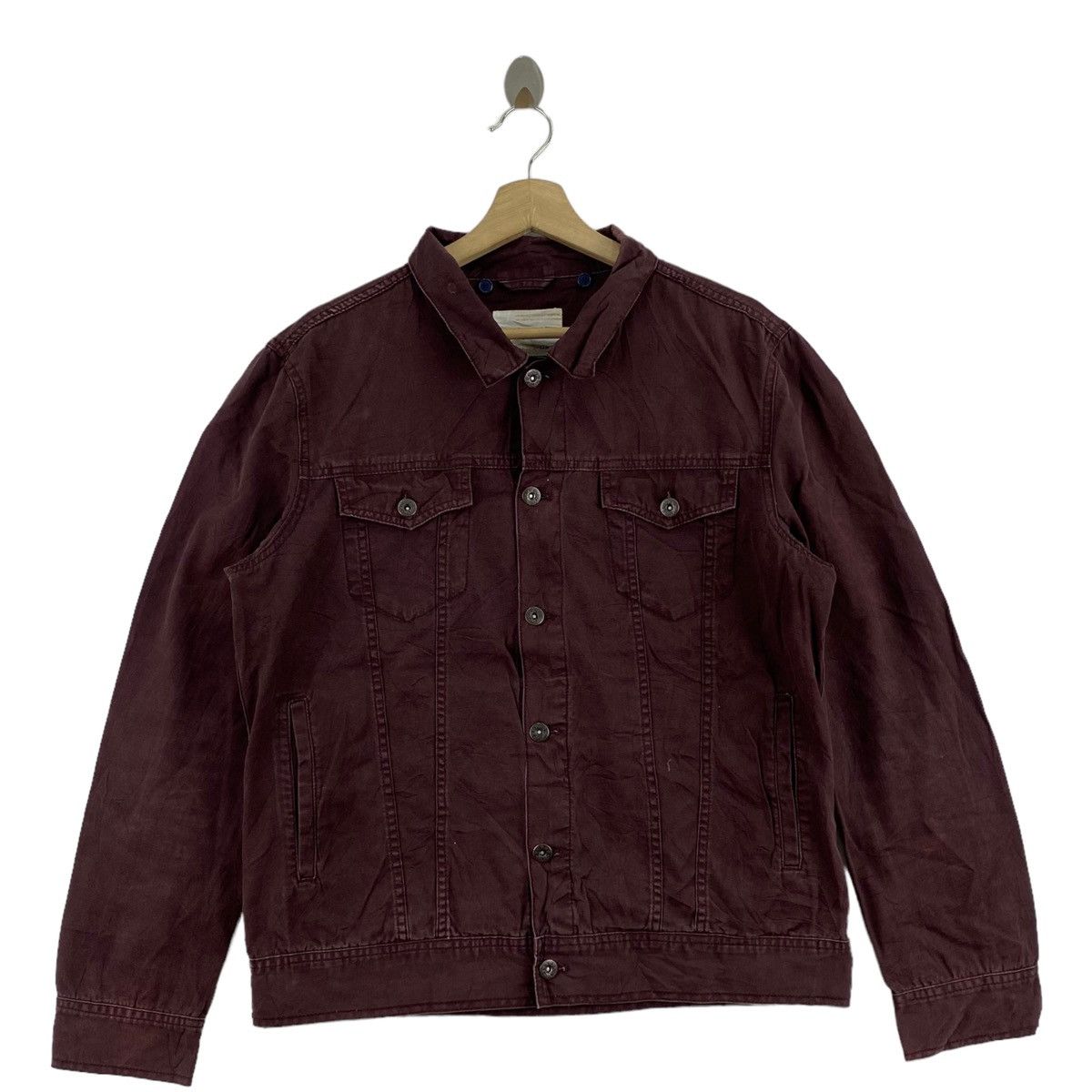 image of Open Dich Type-3 Jeans Rider Jacket in Brown, Men's (Size Large)