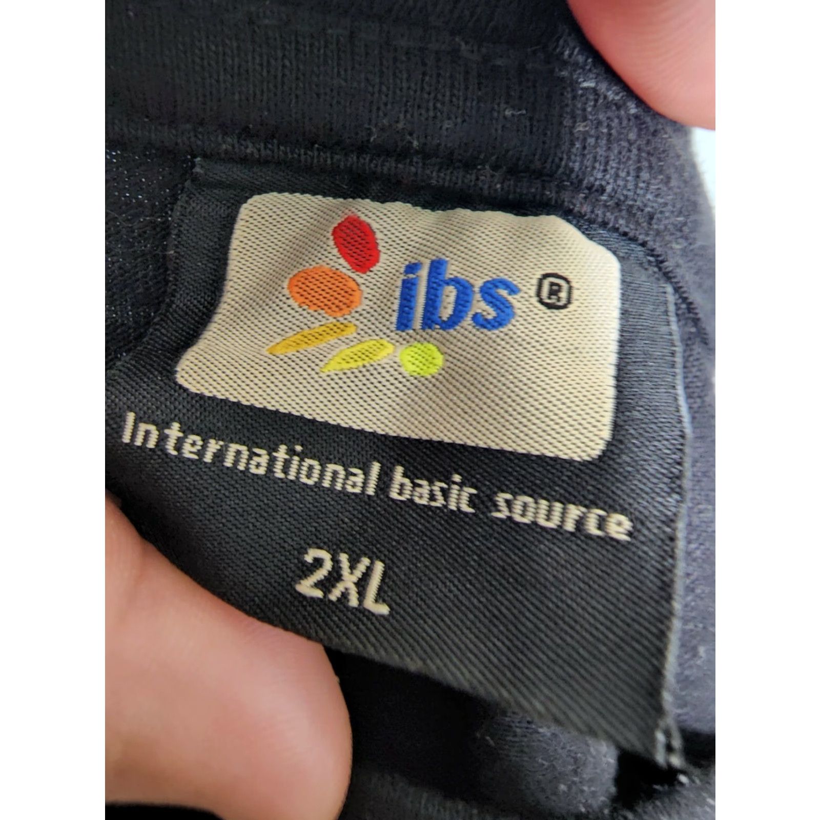Vintage VINTAGE IBS T-Shirt Mens 2XL Short Sleeve Crew Neck Band Graphic Black 2000s Y2K Rubber Band Man Hip Hop Bling Money Size US XXL / EU 58 / 5 - 5 Thumbnail