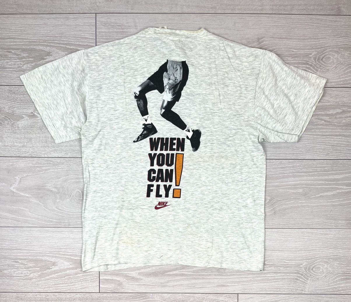 Nike Rare Nike Vintage 90s Air Jordan “Why Drive” T Shirt Size US XL / EU 56 / 4 - 2 Thumbnail