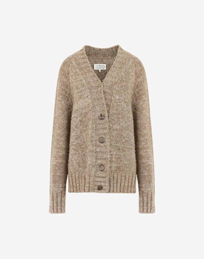 Maison Margiela o1w1db10126 Botanical Dye Cardigan in Brown Size S / US 4 / IT 40 - 1 Thumbnail