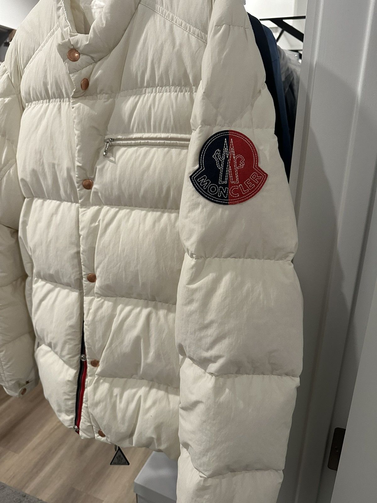 image of Moncler Jacket in Off White, Men's (Size XL)