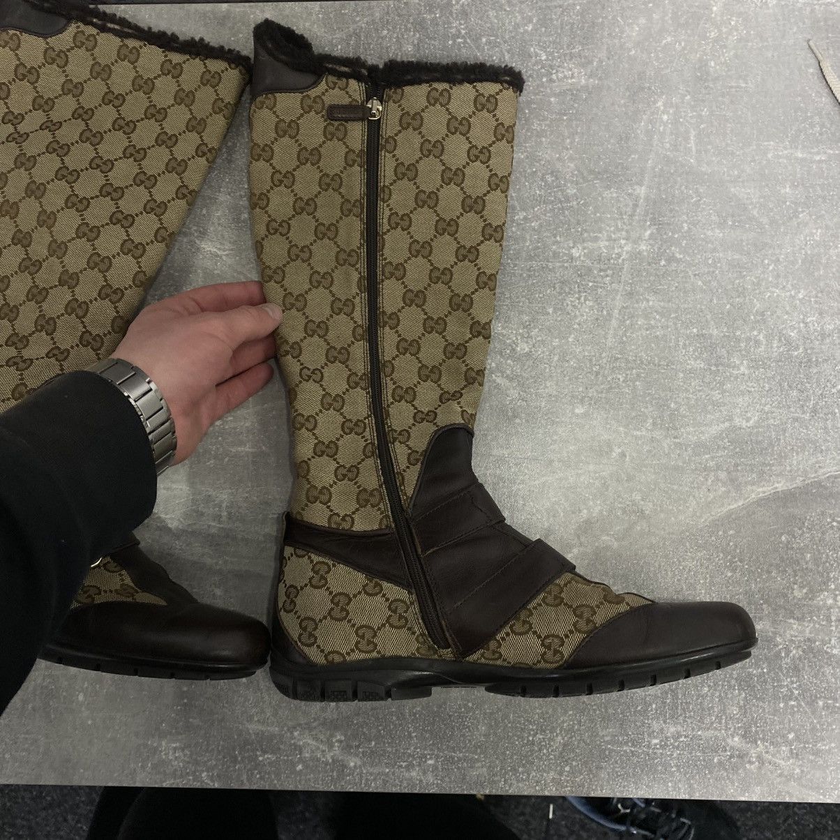 Gucci Vintage Gucci Monogram Canvas Boots High Sneakers Size US 6.5 / IT 36.5 - 4 Thumbnail