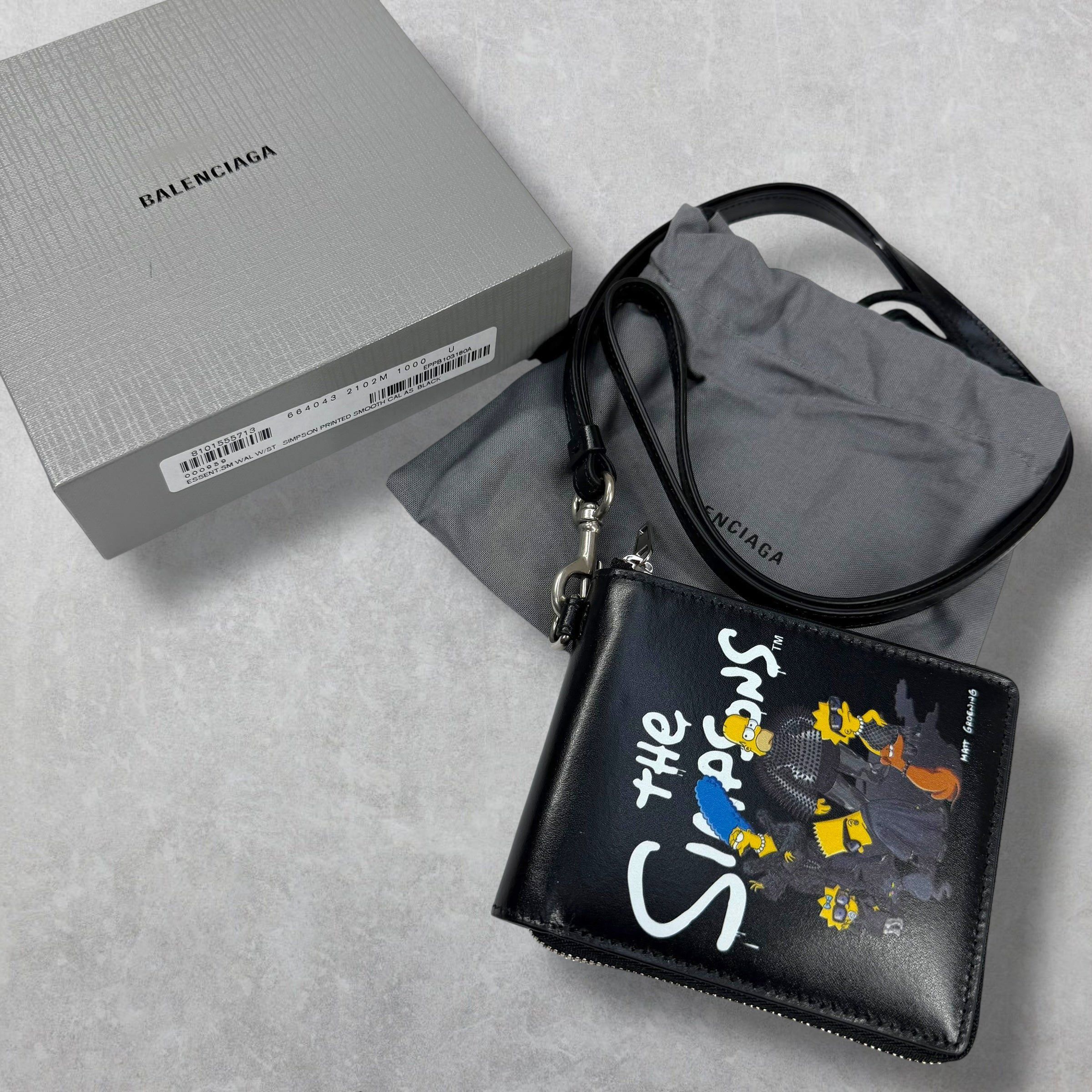 Balenciaga Balenciaga x The Simpsons Wallet With Strap Size ONE SIZE - 4 Thumbnail
