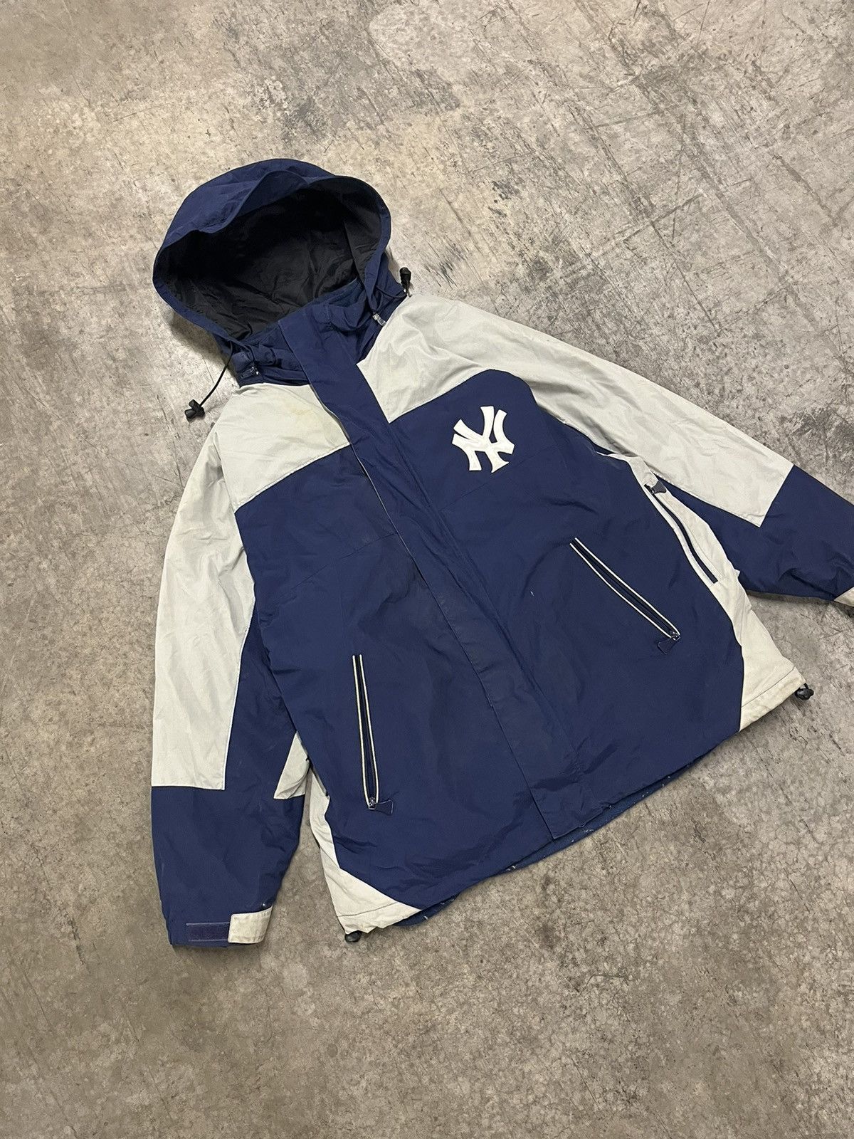 Vintage NY Yankees vintage winter jacket 3 in 1 hype steeetwear rare Size US XL / EU 56 / 4 - 6 Thumbnail