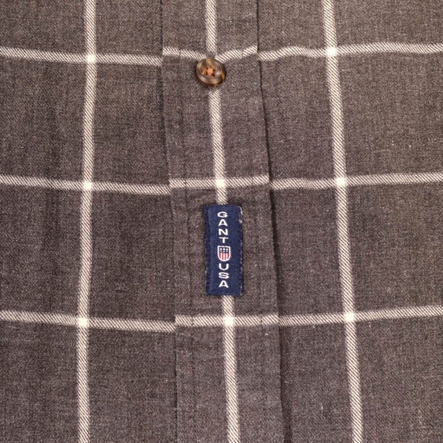 Gant Gant Shirt Mens XLT Brown Cambridge Twill Plaid Long Sleeve Button Down Size US XL / EU 56 / 4 - 6 Thumbnail