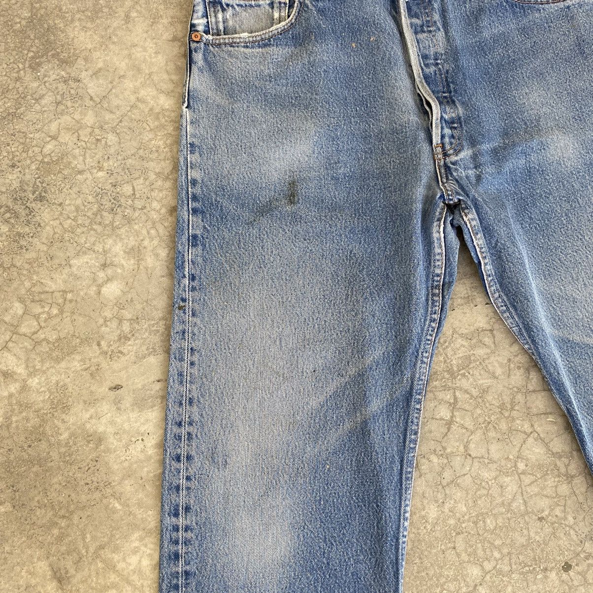 Levi's Size 36x30 VTG Late 90’s Levis 501 Stonewashed Blue Jeans Size US 36 / EU 52 - 8 Thumbnail