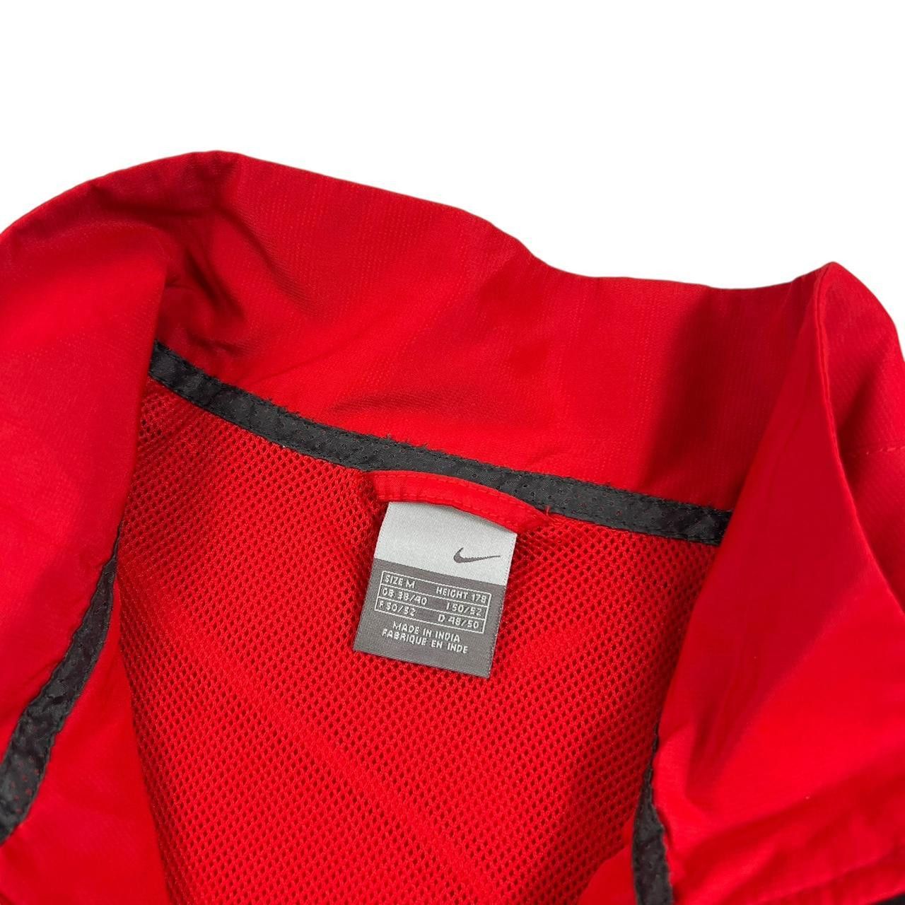 Nike Vintage 2000s Nike Shox Red Zip Up Track Jacket - Medium Size US M / EU 48-50 / 2 - 6 Thumbnail