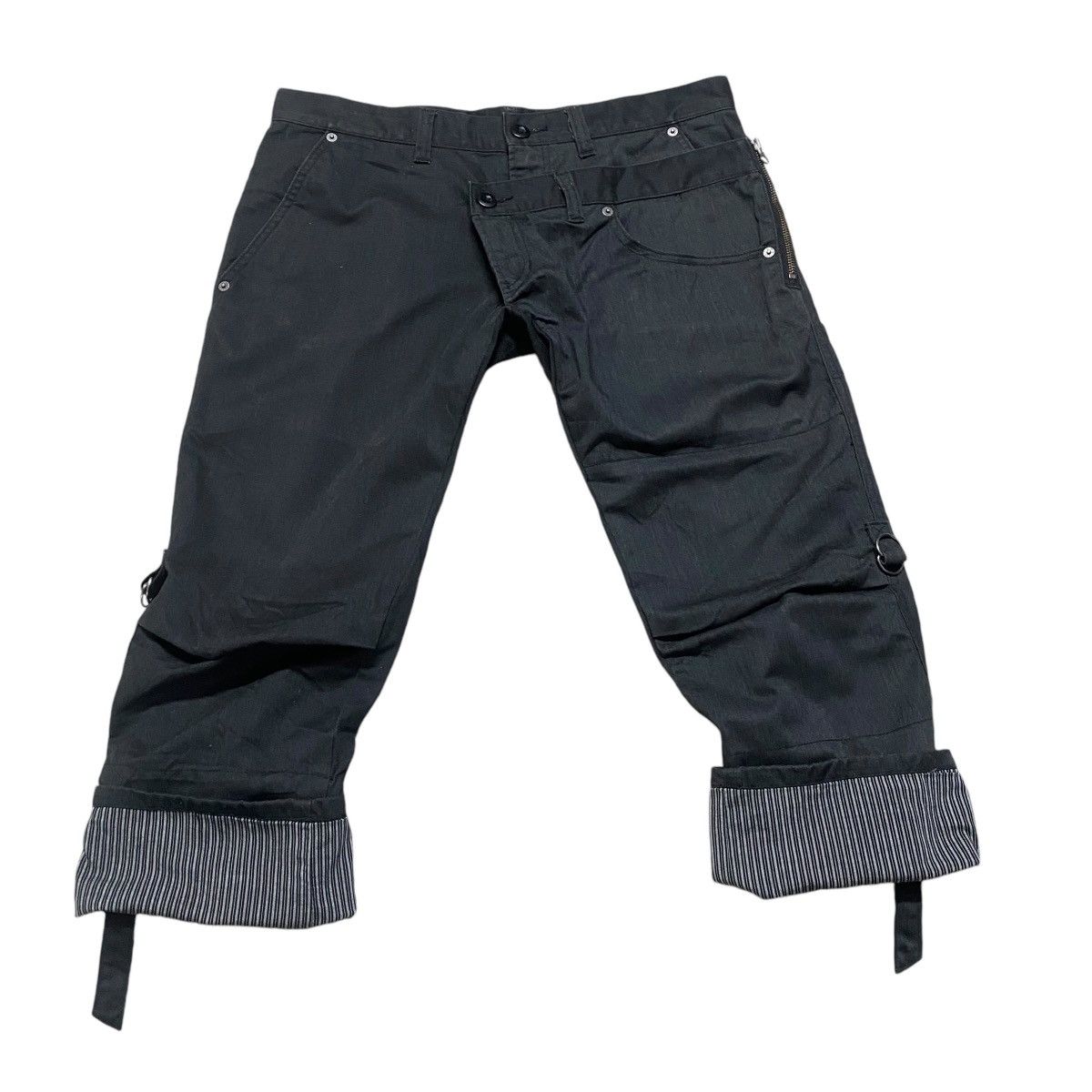 PPFM PPFM Asymmetrical Layered Cropped Pants Size US 32 / EU 48 - 5 Thumbnail