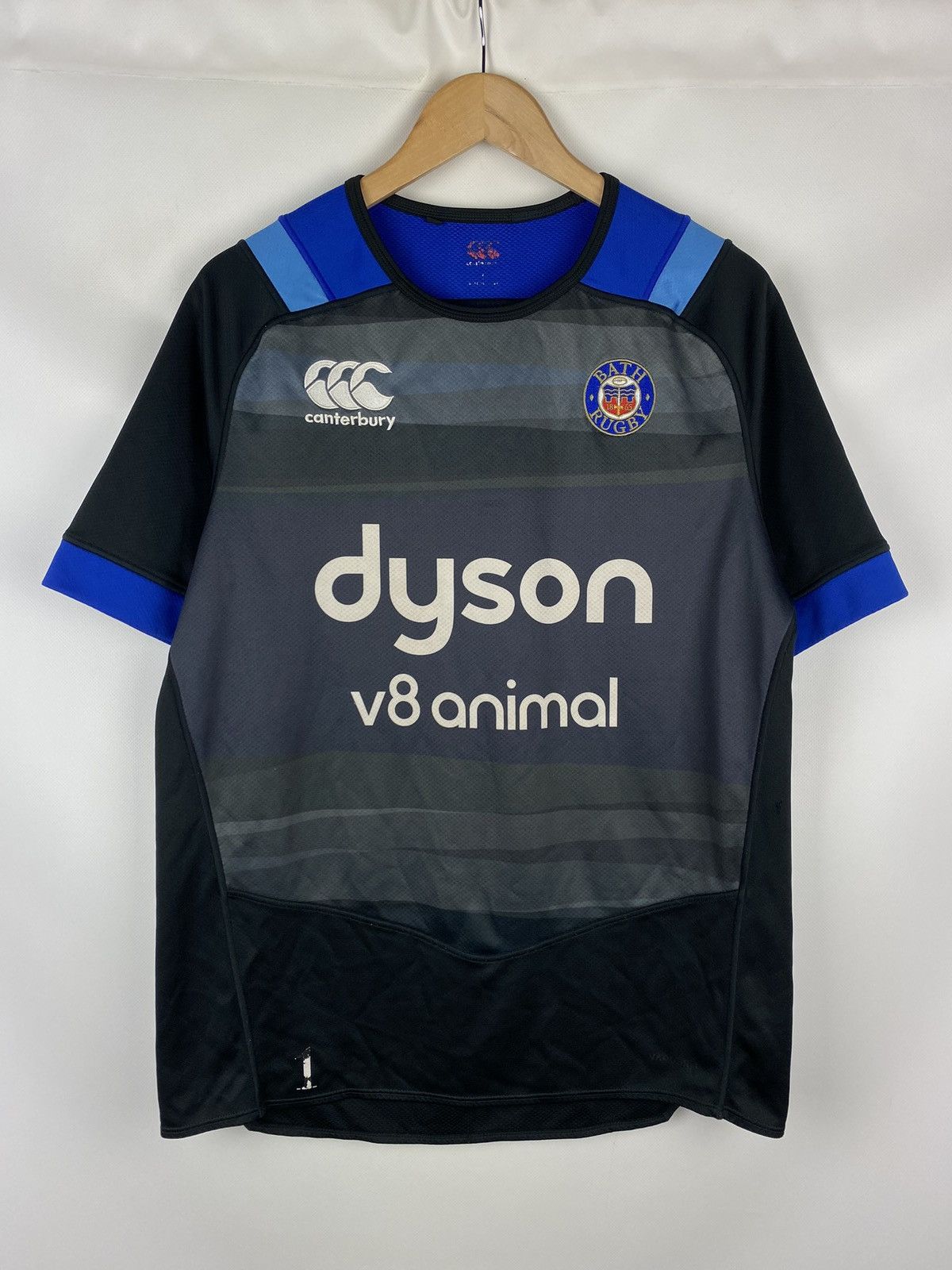 Canterbury of New Zealand Canterbury Bath Rugby men’s Away Rugby Shirt Jersey Size L Size US L / EU 52-54 / 3 - 1 Thumbnail