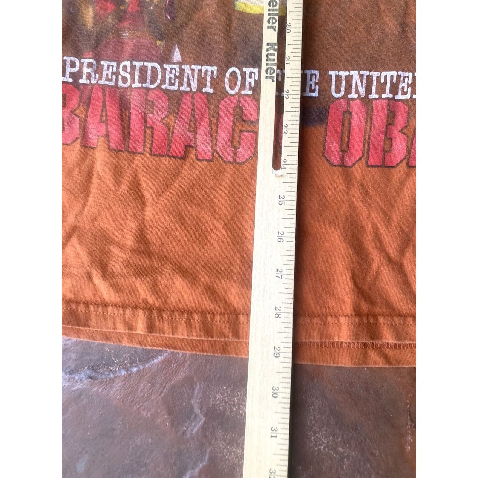 Gildan VINTAGE Barack Obama Mission Accomplished T-Shirt XL Y2K Graphic Rap Tee Style Size US L / EU 52-54 / 3 - 6 Thumbnail