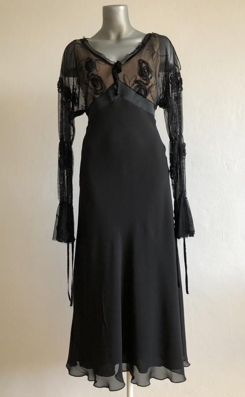 Other Avant Garde Black Maxi Dress sz S/M Size M / US 6-8 / IT 42-44 - 3 Thumbnail