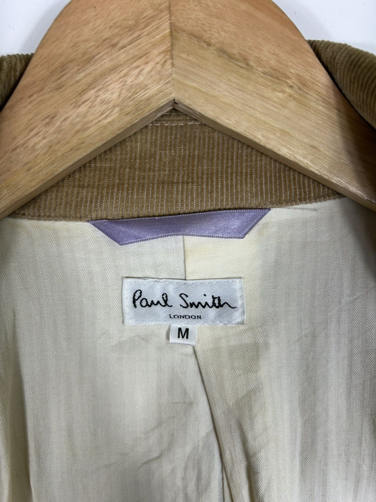 Paul Smith × Vintage 🔥Vintage Paul Smith Corduroy Snap Button Denim Jacket Size US M / EU 48-50 / 2 - 9 Thumbnail