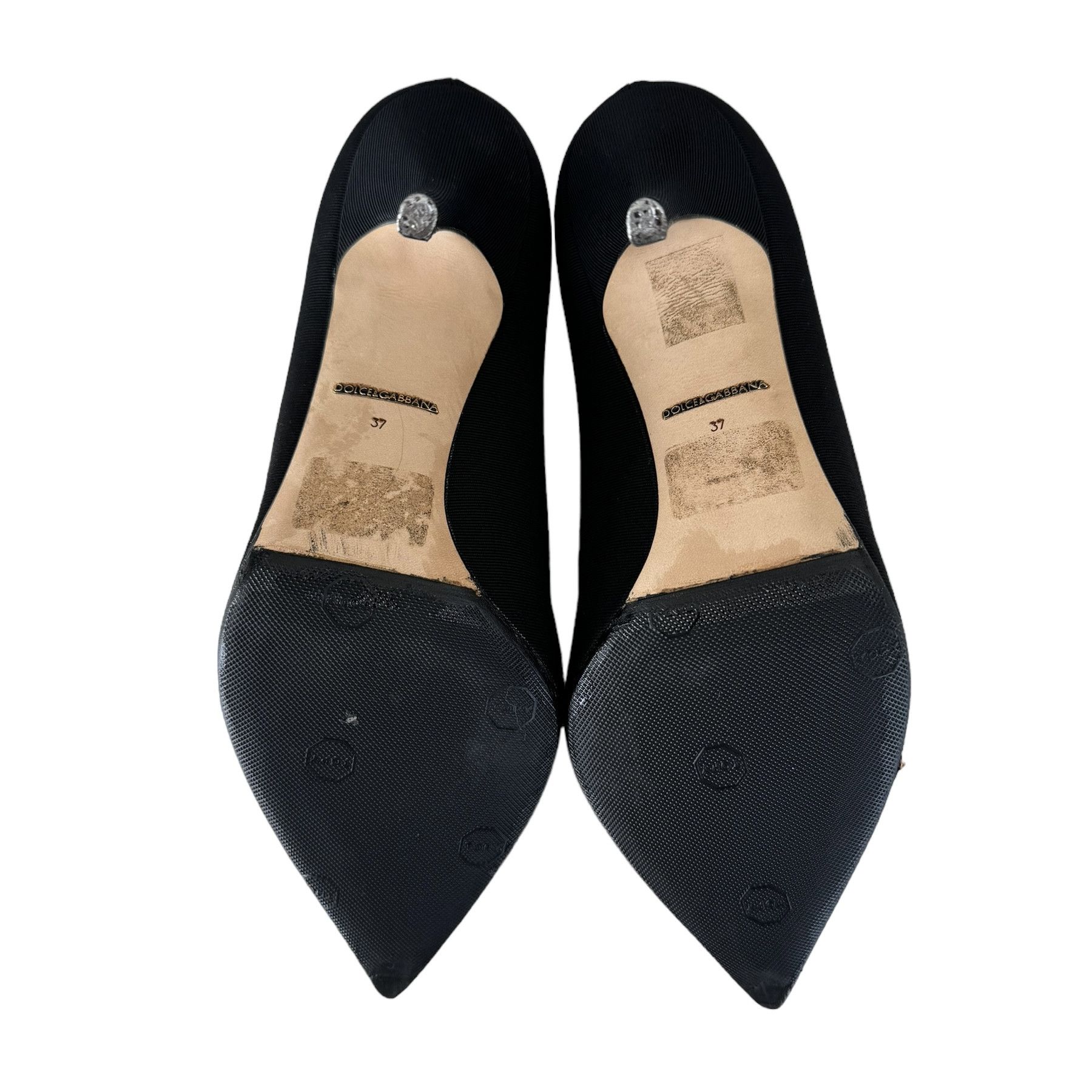 Dolce & Gabbana Dolce & Gabbana Je Taime Maman Sequined Embroidered Pumps Size US 7 / IT 37 - 10 Thumbnail