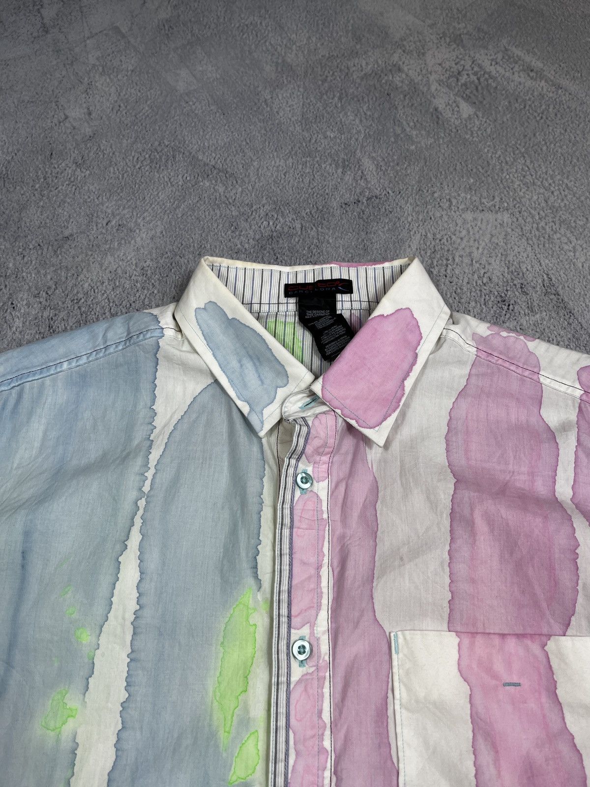 Custo Barcelona × Vintage Vintage Y2K Custo Barcelona striped longsleeve shirt size 2 Size US M / EU 48-50 / 2 - 7 Thumbnail