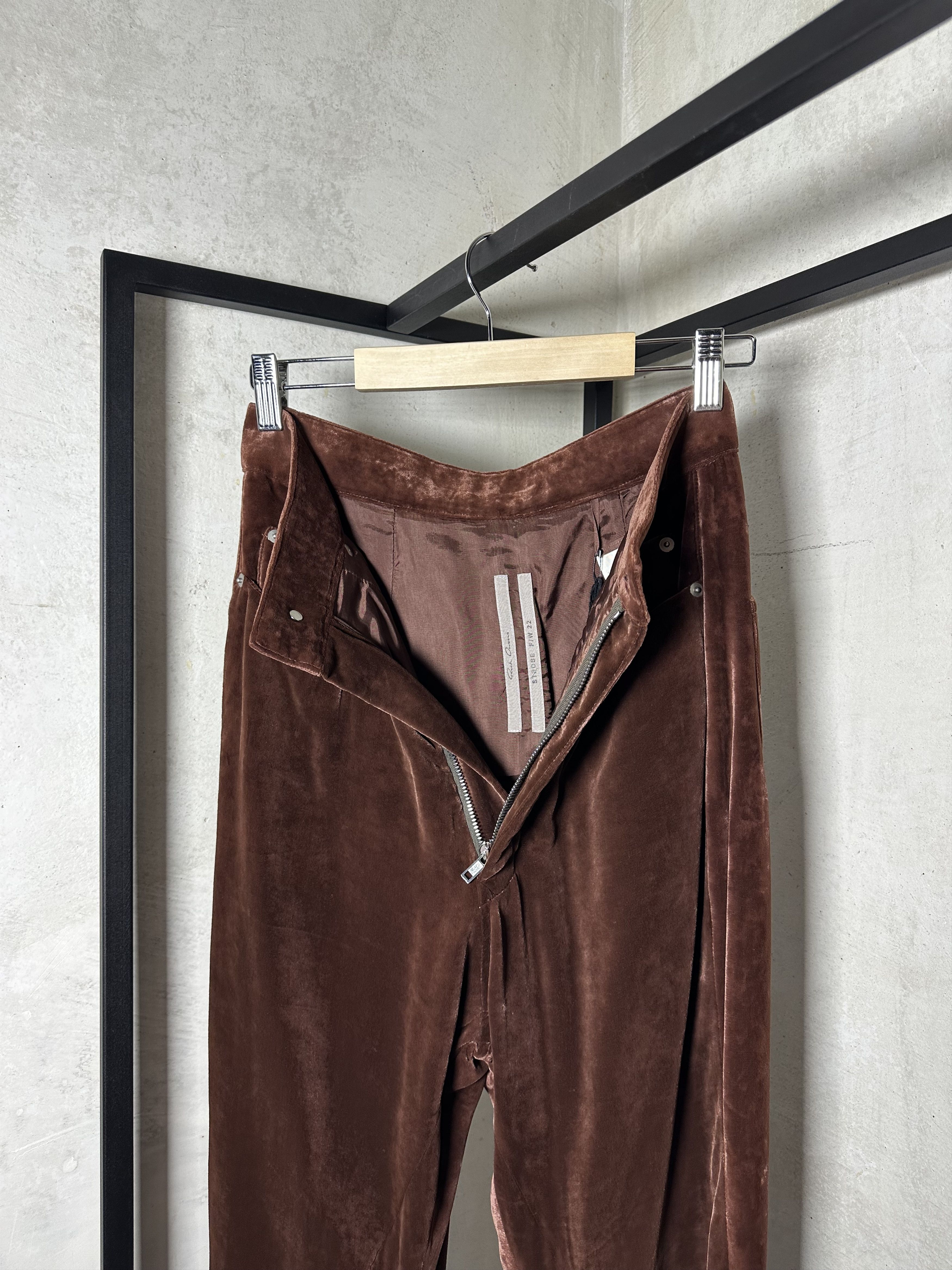Rick Owens Rick Owens Brown Bolan Bootcut Trousers Size 26" / US 2 / IT 38 - 10 Thumbnail