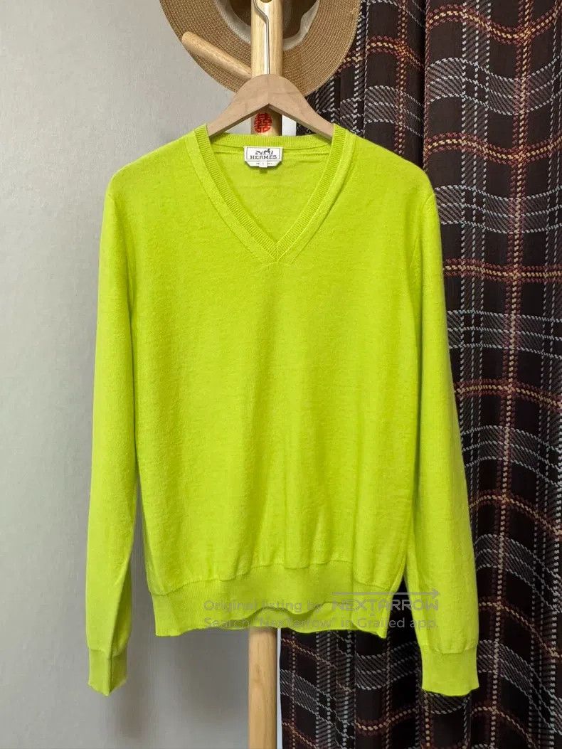 Hermes Hermes Cashmere sweater, 100% goat cashmere Size US L / EU 52-54 / 3 - 1 Thumbnail