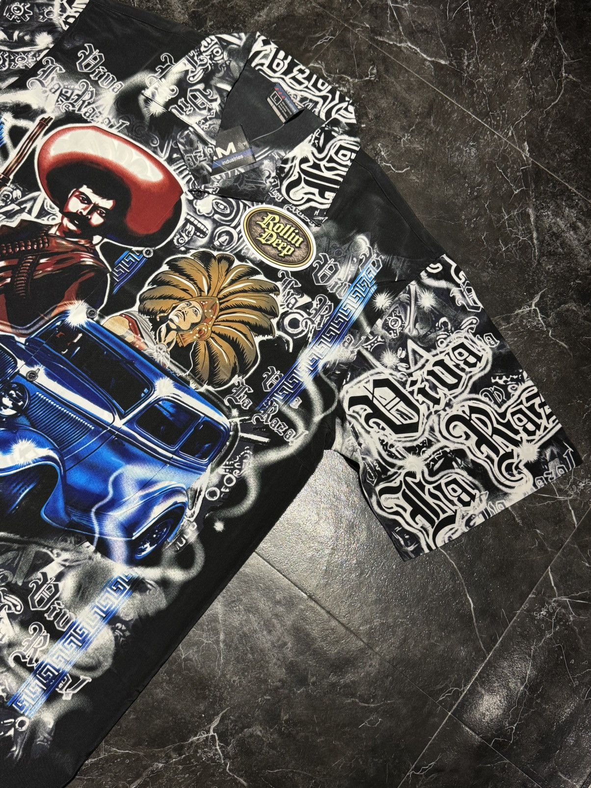 Other Rare Vintage Viva La Raza All Over Print Shirt Size US L / EU 52-54 / 3 - 5 Thumbnail