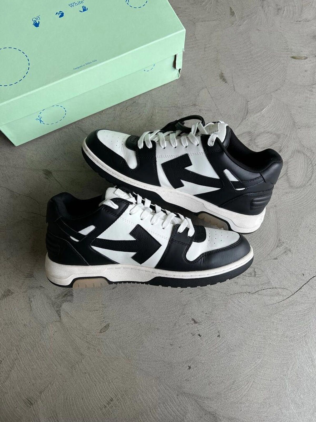 Off-White Off-White Out-Of-Office Sneaker Black/White Sz. 45 Size US 12 / EU 45 - 2 Thumbnail