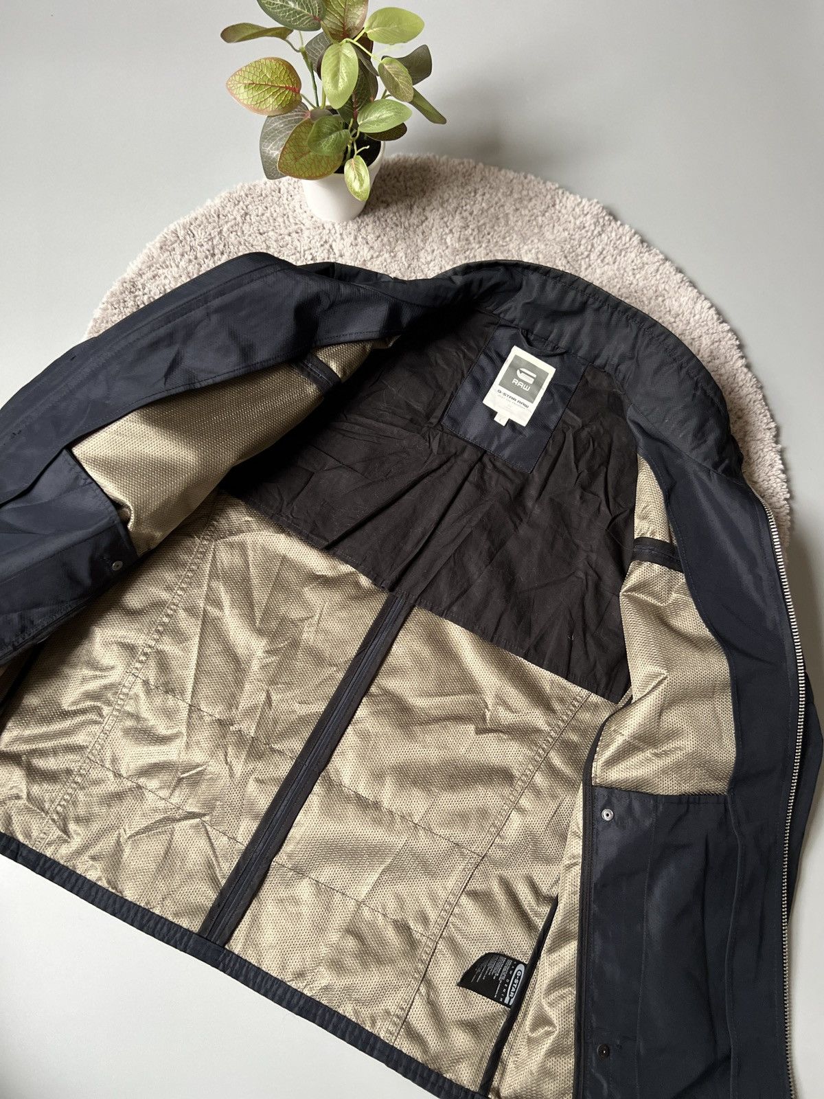 G-Star × Japanese Brand Vintage G-Star Raw Moto Style Nylon Light Jacket Size US L / EU 52-54 / 3 - 5 Thumbnail
