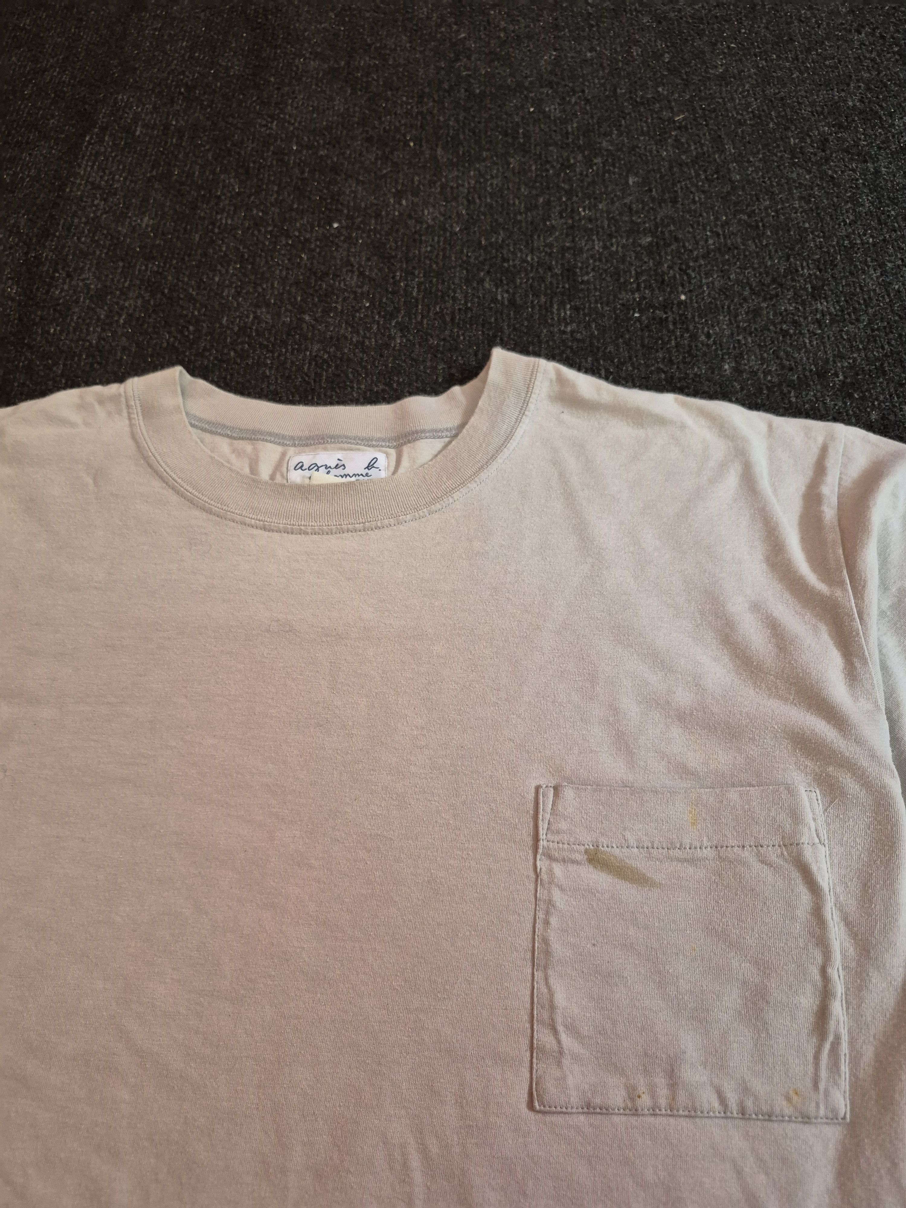 agnes b. 🔥 Agnes B Homme Paris Plain Pocket Tee Size US L / EU 52-54 / 3 - 3 Thumbnail