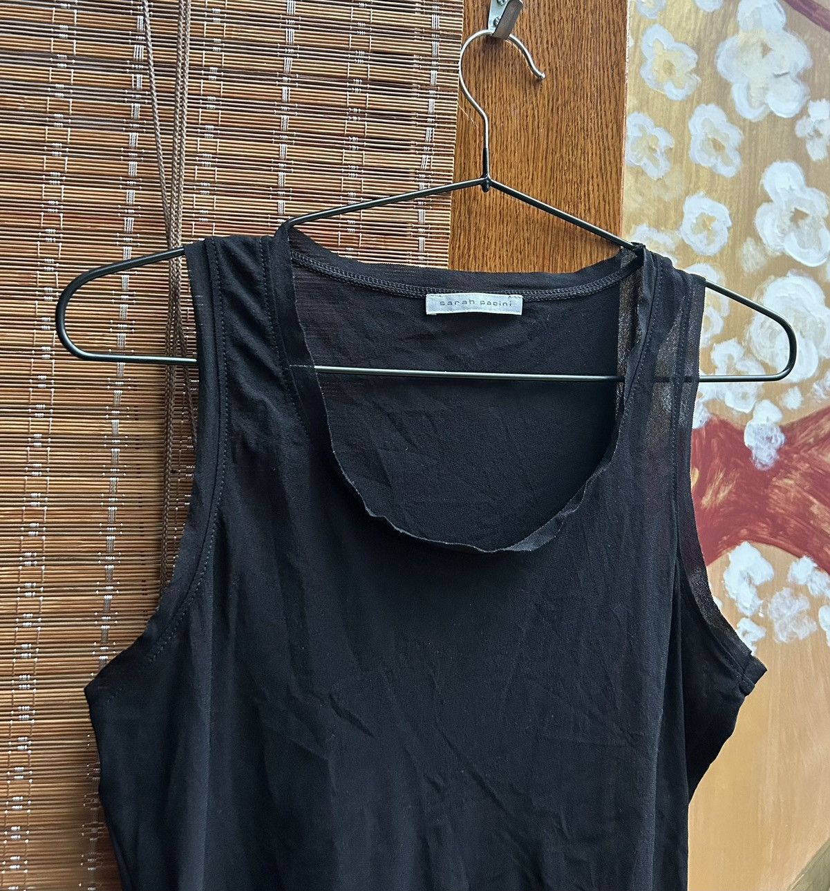 Sarah Pacini Sarah Pacini Black Basic Mesh Top XS-S Size S / US 4 / IT 40 - 3 Thumbnail