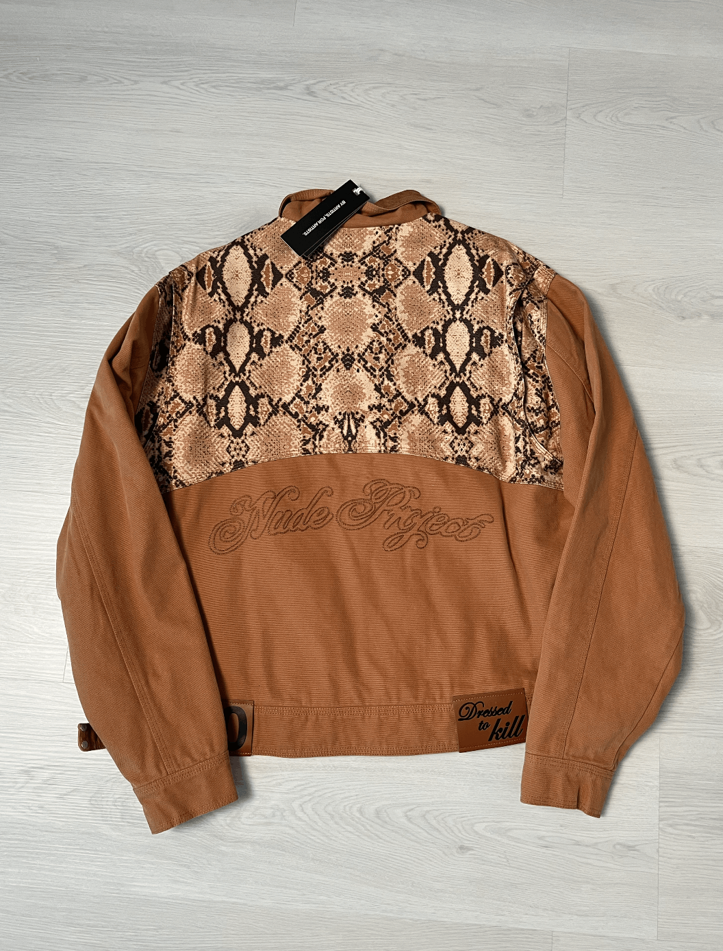 Nude Nude Project Heavy Canvas Trucker Jacket Animalie Size US XL / EU 56 / 4 - 4 Thumbnail