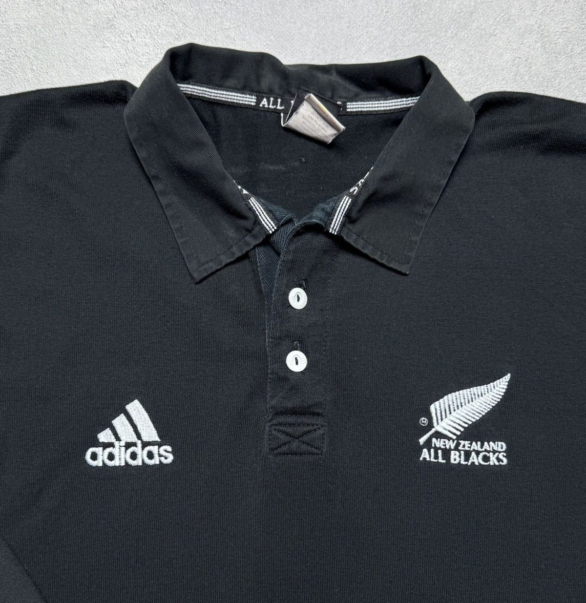 Adidas All Blacks New Zealand 2000 2001 Rugby Shirt Jersey Adidas Size US XL / EU 56 / 4 - 7 Thumbnail