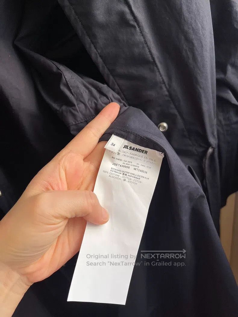 Jil Sander Jil Sander size 34 Blue overcoat Size XS / US 0-2 / IT 36-38 - 4 Thumbnail