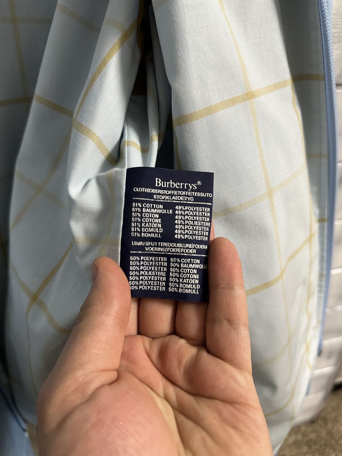 Burberry Very Rare Vintage Bomber Burberrys’ Made in England. Size US S / EU 44-46 / 1 - 15 Thumbnail