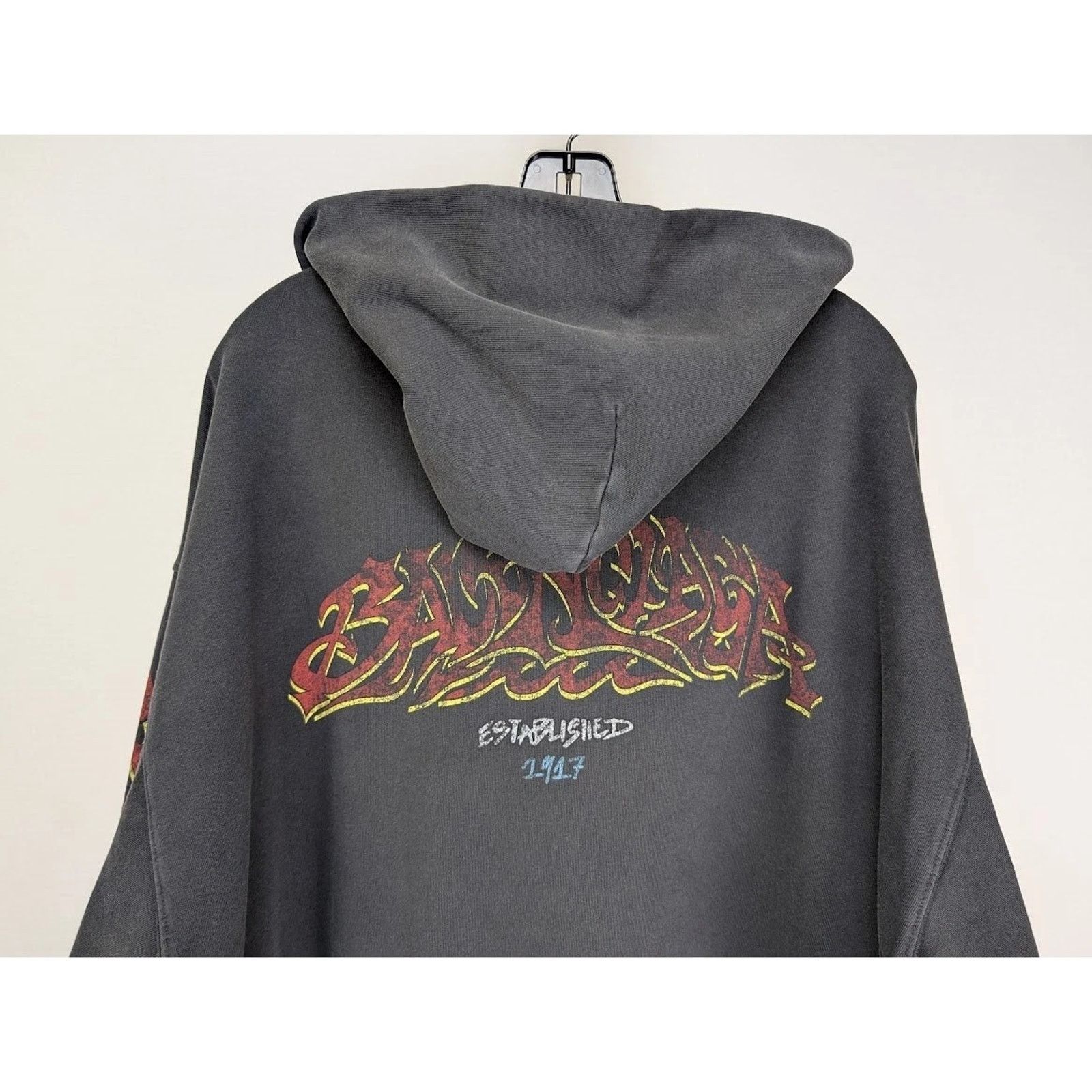 Balenciaga o1rshd1 Offshore Hoodie in Black Size US M / EU 48-50 / 2 - 11 Thumbnail