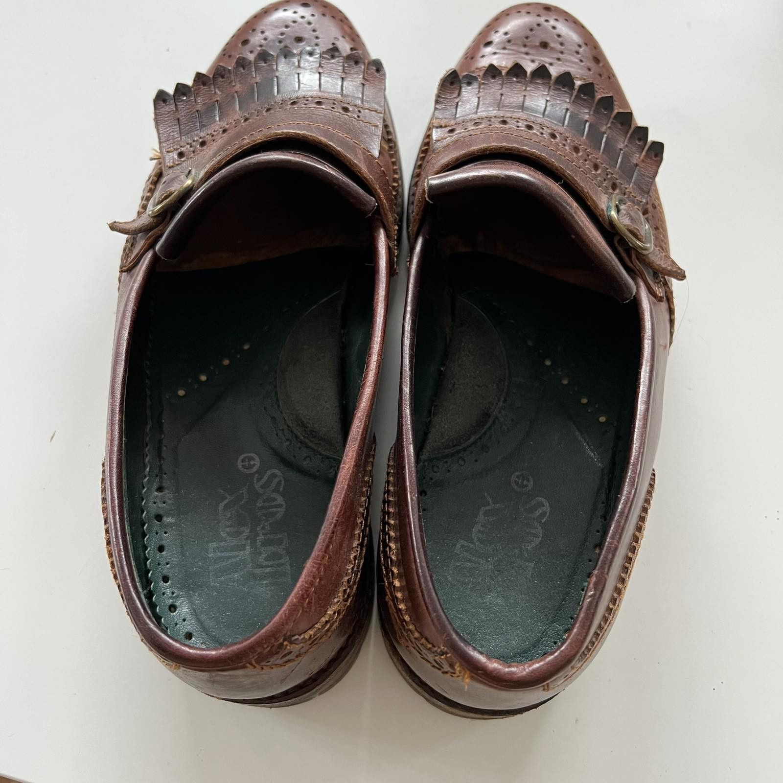 Vintage Rare Vintage 90s Alex Brown Loafers Formal Shoes 42 Size US 9.5 / EU 42-43 - 5 Thumbnail