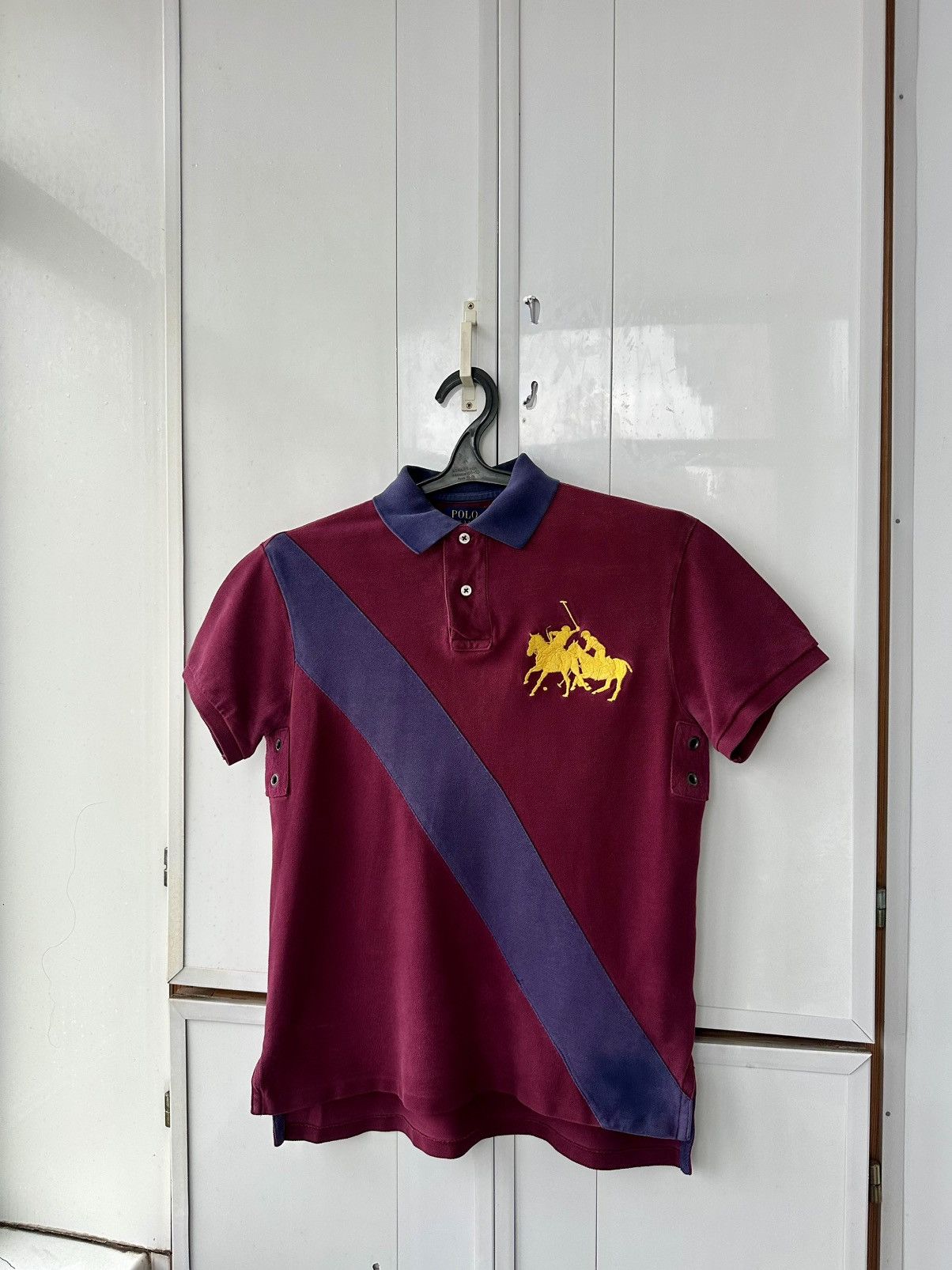 Polo Ralph Lauren Polo Ralph Lauren Yellow Big Logo Red Polos Size US M / EU 48-50 / 2 - 2 Thumbnail