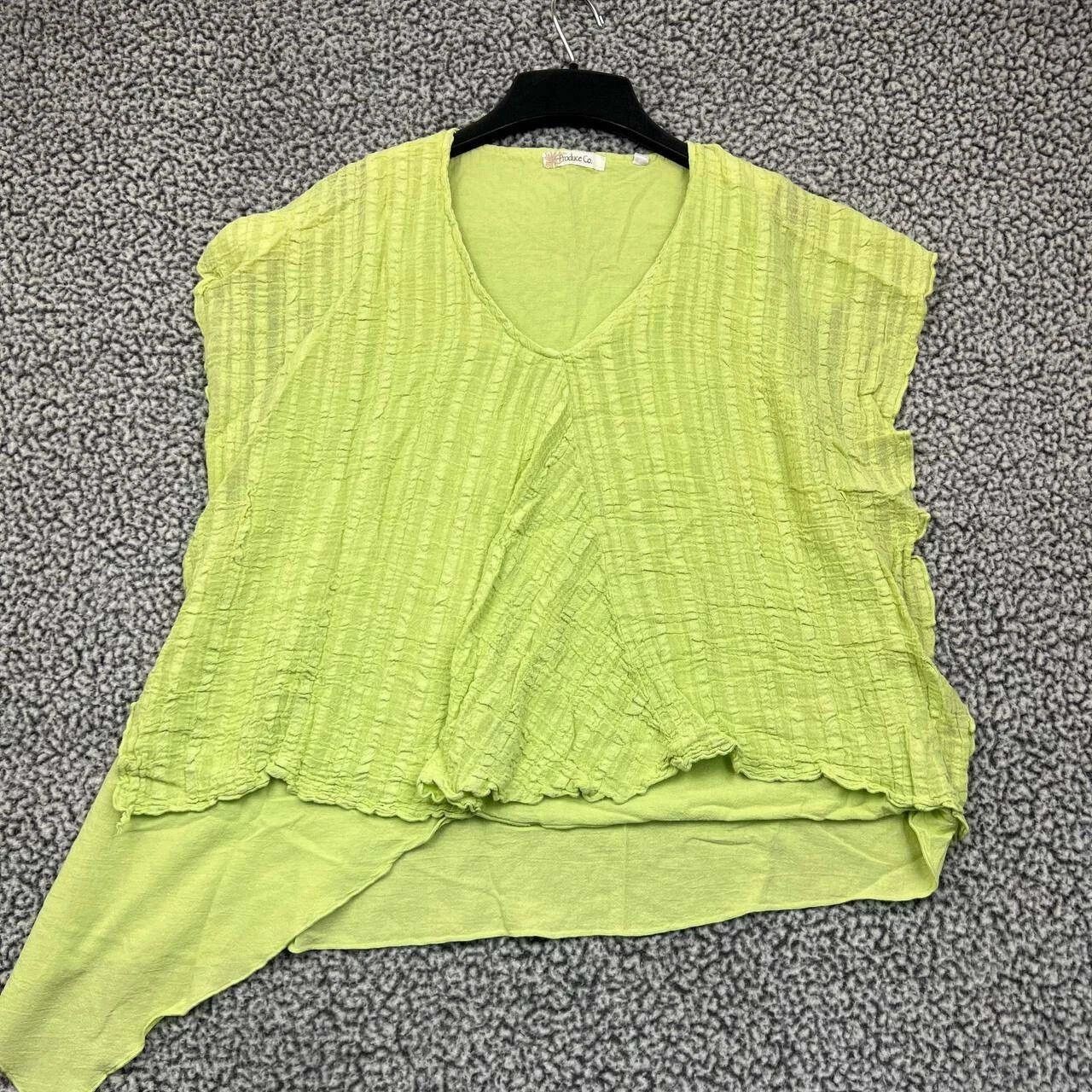 Other Produce Co. Blouse Women Green Plain Sleeveless Top Adults S Size S / US 4 / IT 40 - 1 Thumbnail