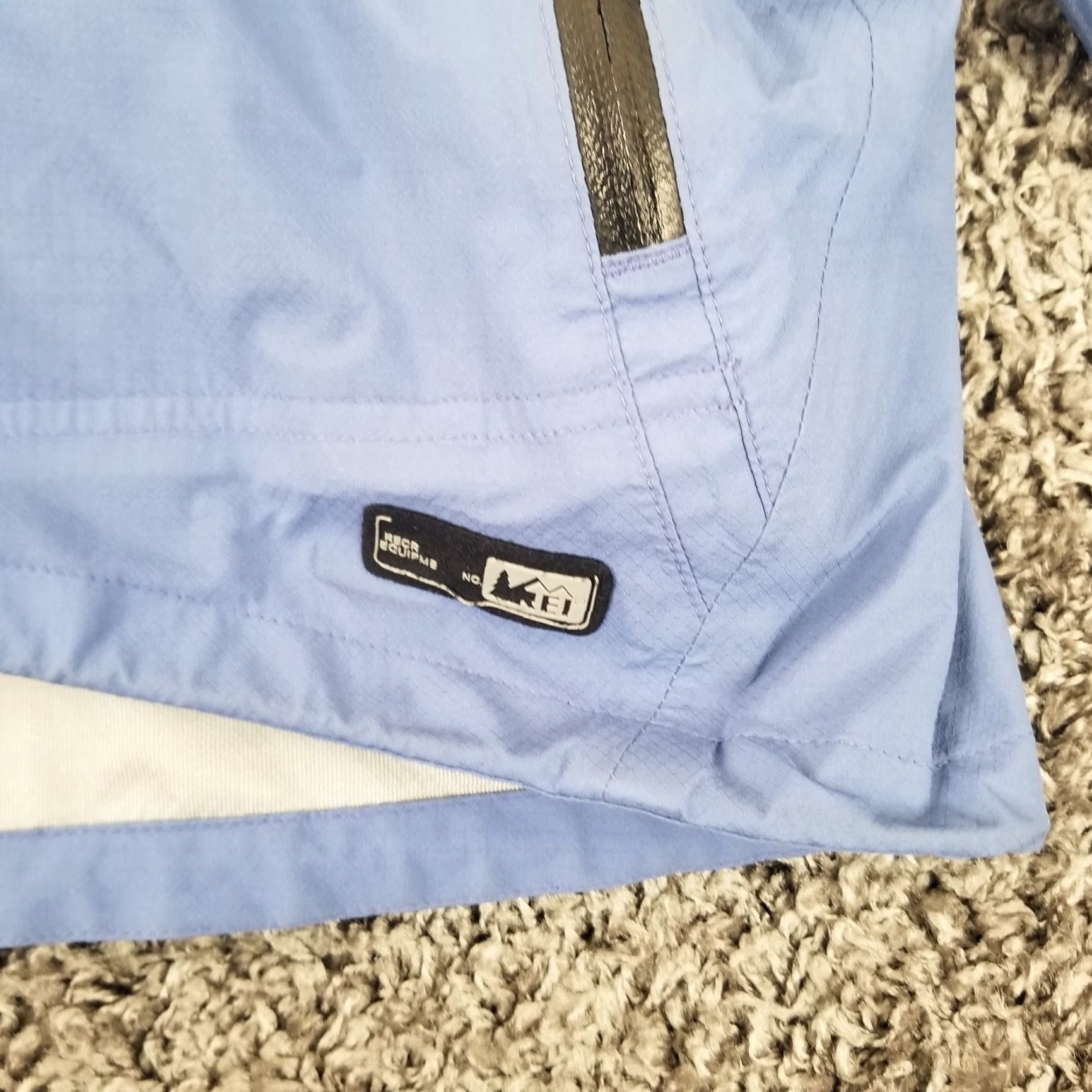 Vintage REI Elements Womens Blue Long Sleeve Full Zip Hooded Windbreaker Jacket Size M Size M / US 6-8 / IT 42-44 - 2 Thumbnail