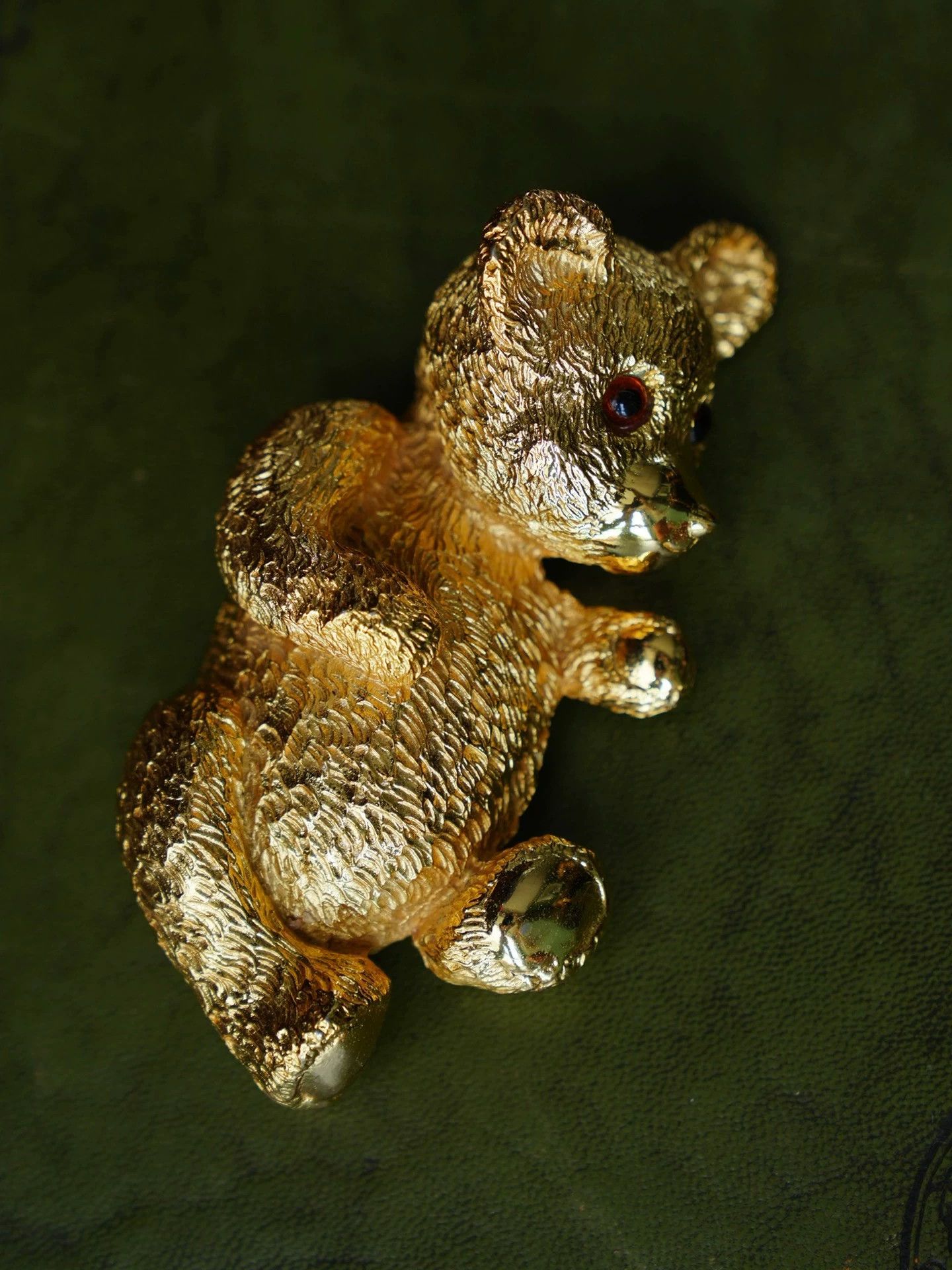 Other Christopher Ross 1989 Gold-Plated Bear Belt Buckle Size ONE SIZE - 1 Thumbnail