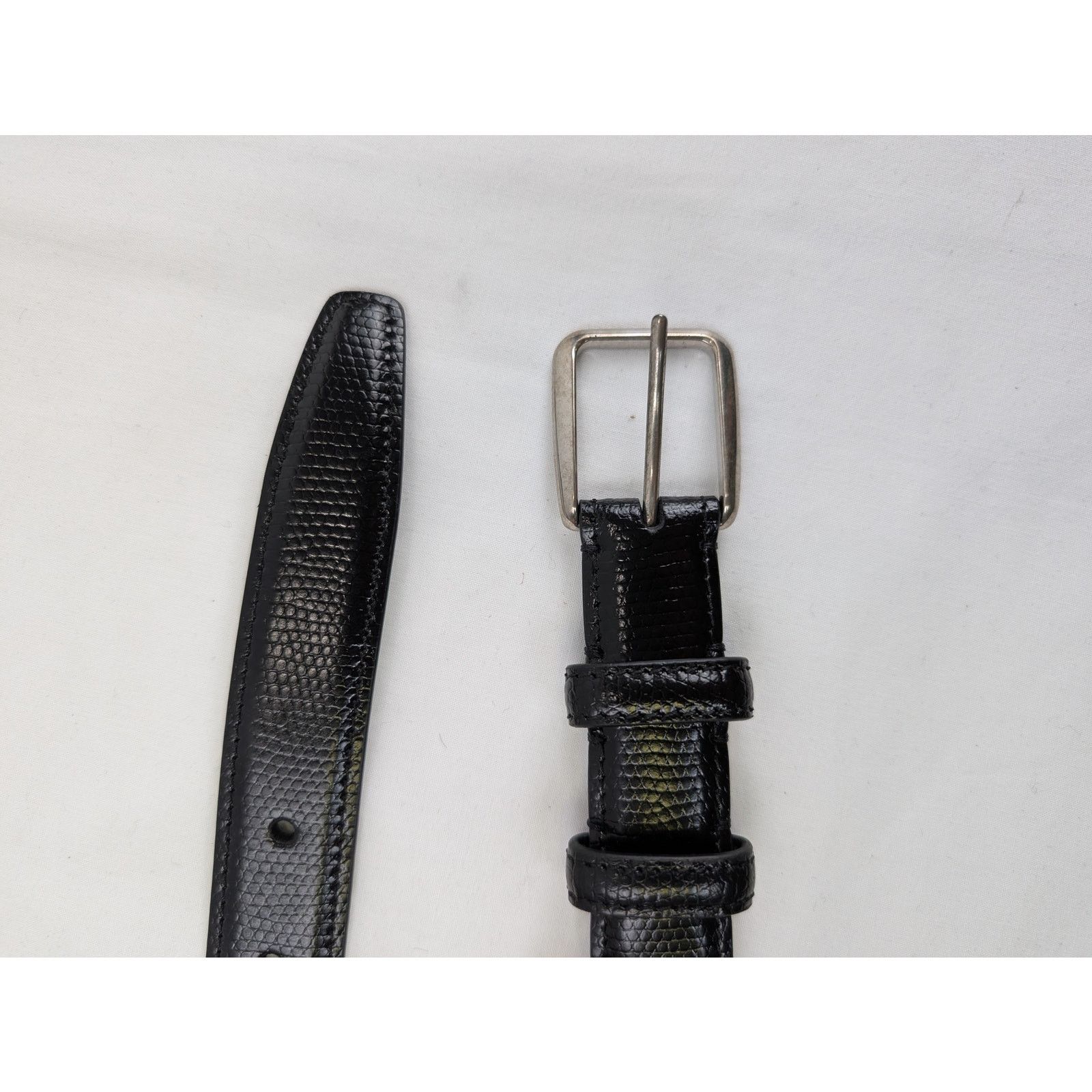 Celine o1rshd1 Size: 80 / Elegant Belt with Square Buckle Size ONE SIZE - 9 Thumbnail