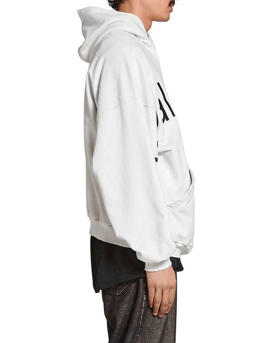 Balenciaga o1in1g0924 Bal.com Hoodie Oversized in White/Black Size US L / EU 52-54 / 3 - 5 Thumbnail