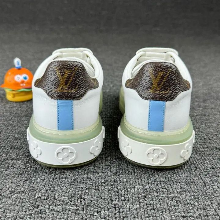 Louis Vuitton Louis Vuitton Time Out Low-Top Fashion Sneakers -2508 Size US 4 / IT 34 - 3 Thumbnail