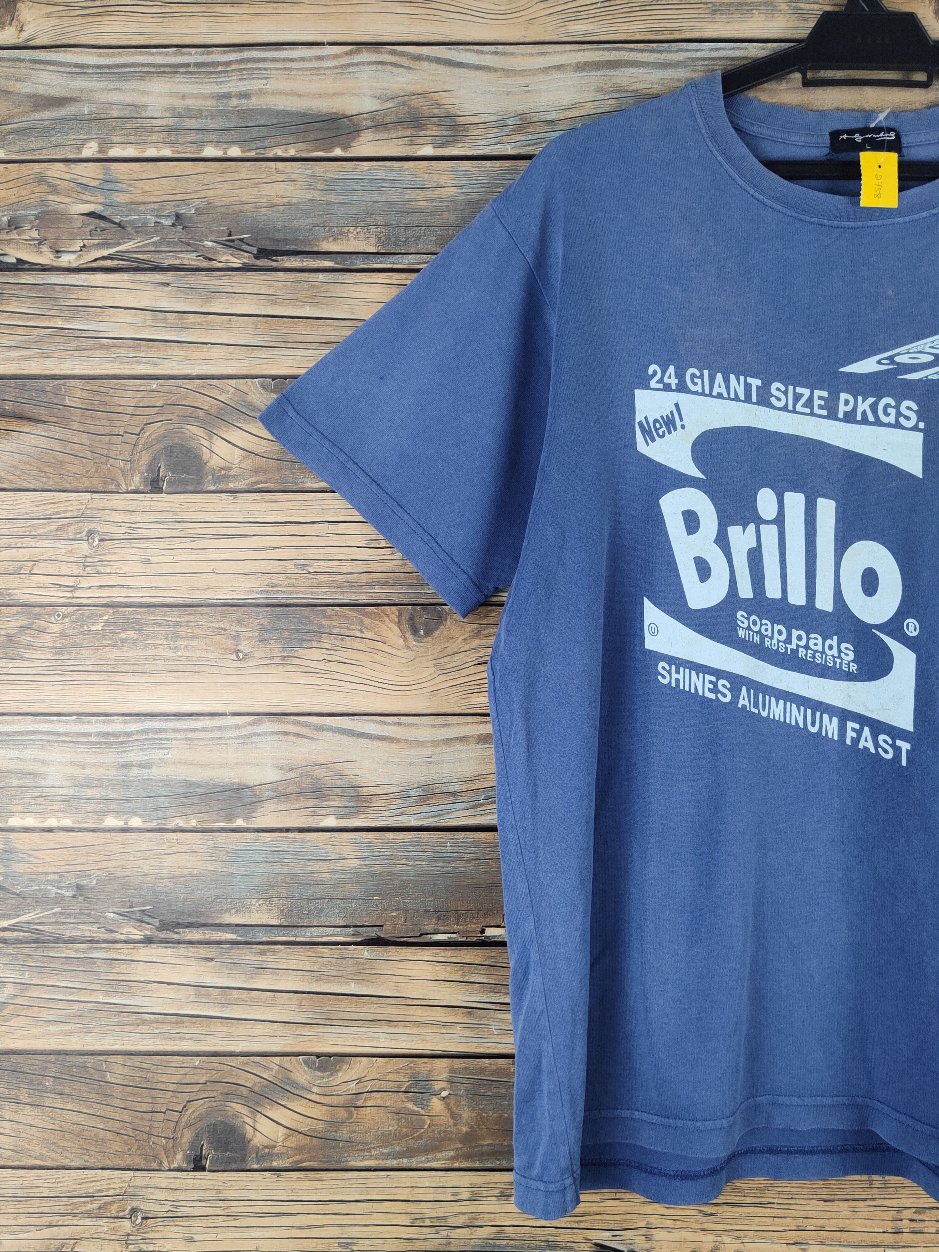 Andy Warhol DL Andy Warhol-Uniqlo Blue Short Sleeve T-shirt #2758 Size US L / EU 52-54 / 3 - 4 Thumbnail