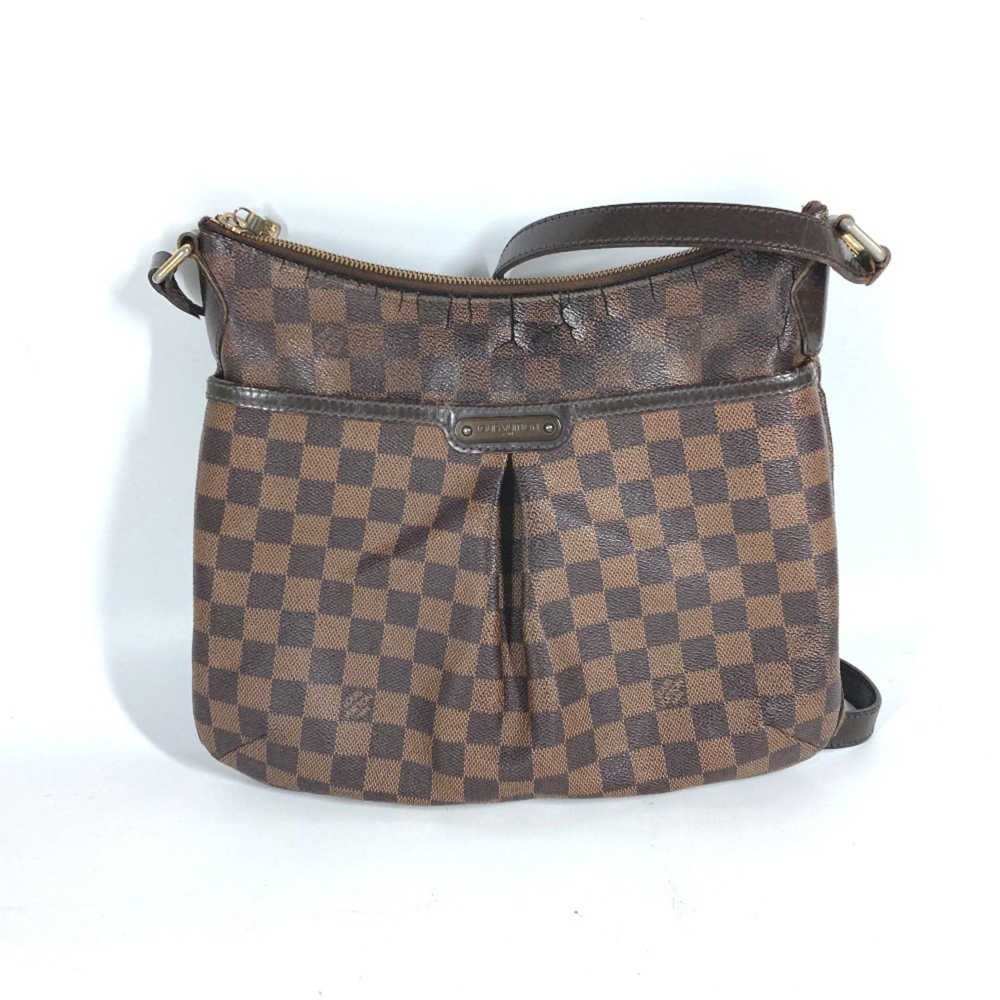 Louis Vuitton N42251 Damier Bloomsbury Pm Crossbody Bag Shoulder Canvas Women's Ebene Brown