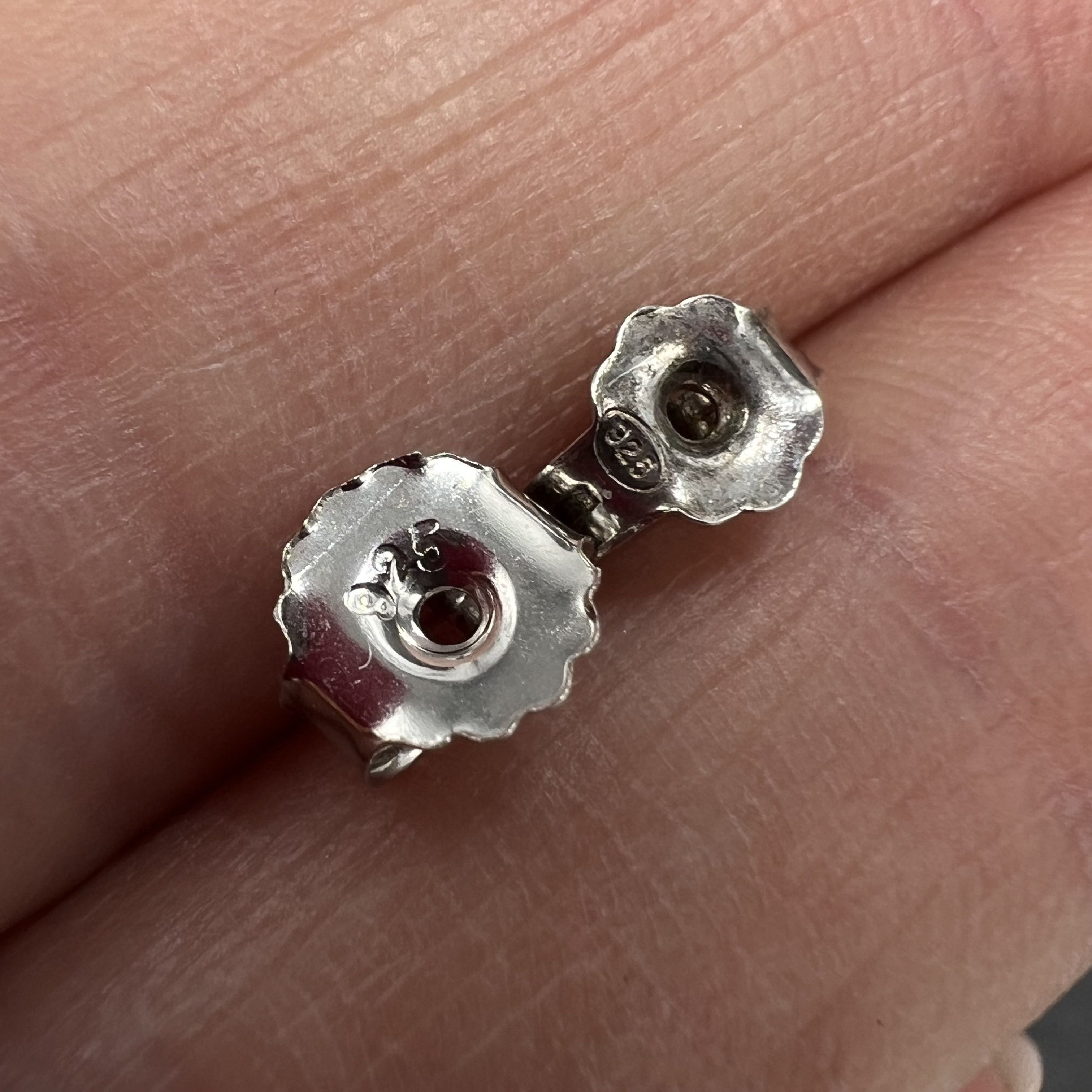 Vintage Vintage Earrings 925 Sterling Silver Drop dangle 5.36 gr Size ONE SIZE - 3 Thumbnail