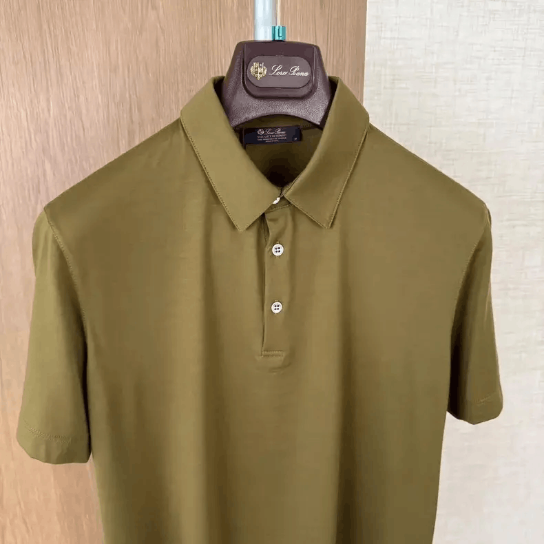 Loro Piana Loro Piana GOK Short Sleeve Polo Shirt Size US M / EU 48-50 / 2 - 1 Thumbnail