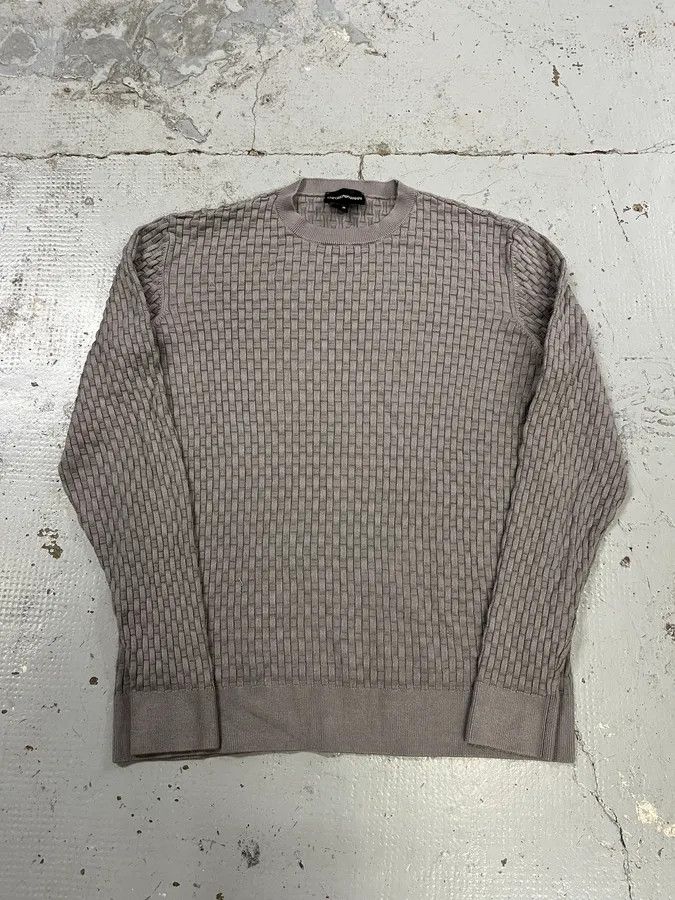Emporio Armani AW2021 Emporio Armani Woven Grey Sweat Size US M / EU 48-50 / 2 - 5 Thumbnail