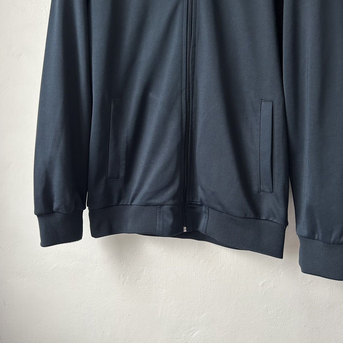 Diadora × Vintage 80s Diadora Italy jacket zip hoodie navy Size US S / EU 44-46 / 1 - 7 Thumbnail