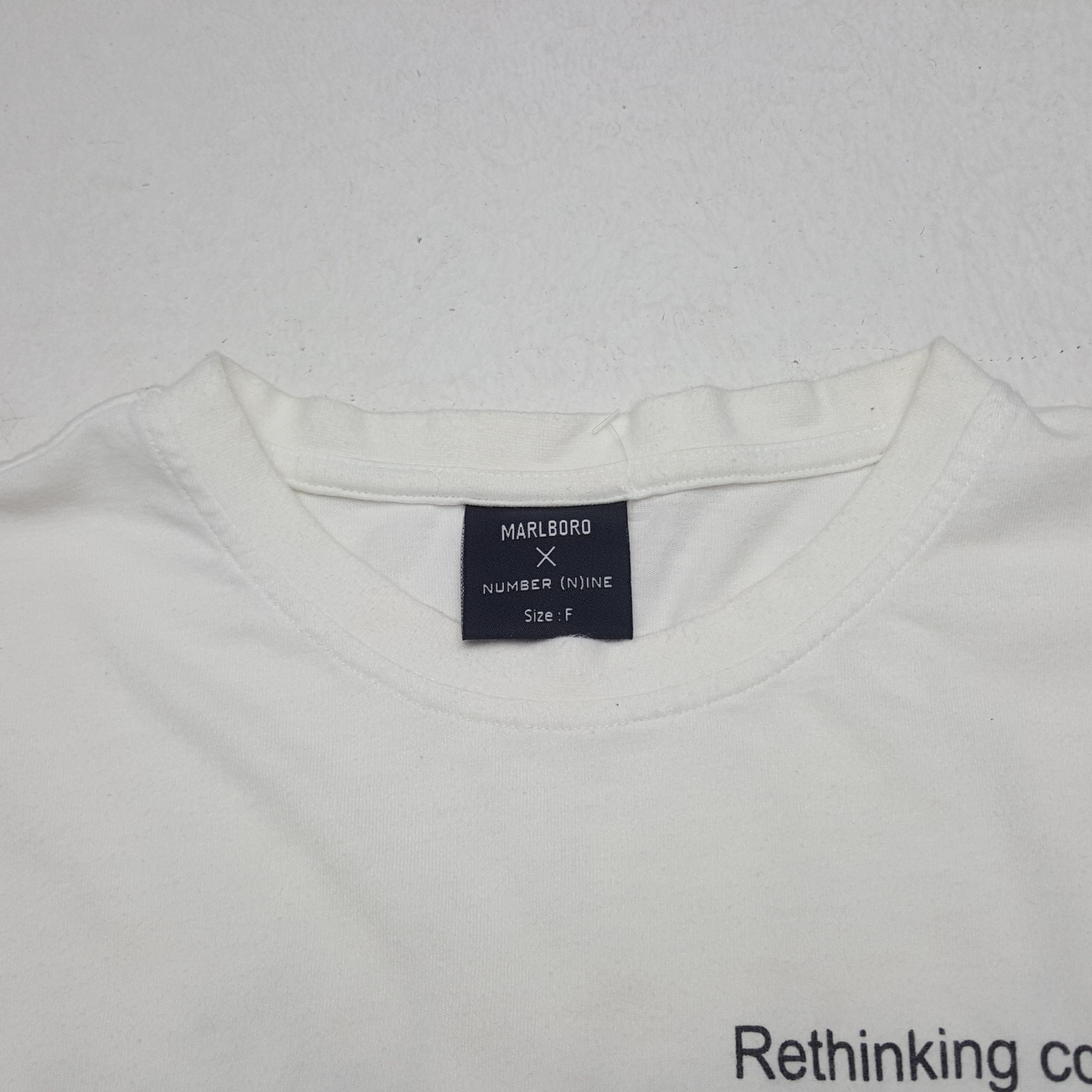 Marlboro × Number (N)ine × Vintage Vintage Number (N)ine X Marlboro Japanese Brand Tshirt Size US M / EU 48-50 / 2 - 5 Thumbnail